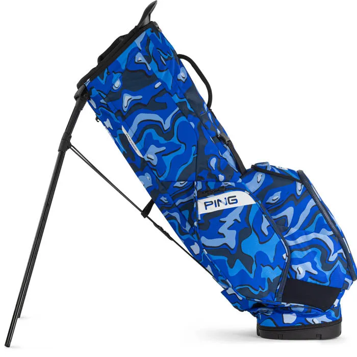 PING 2025 Hoofer Stand Bag - Blue Topo