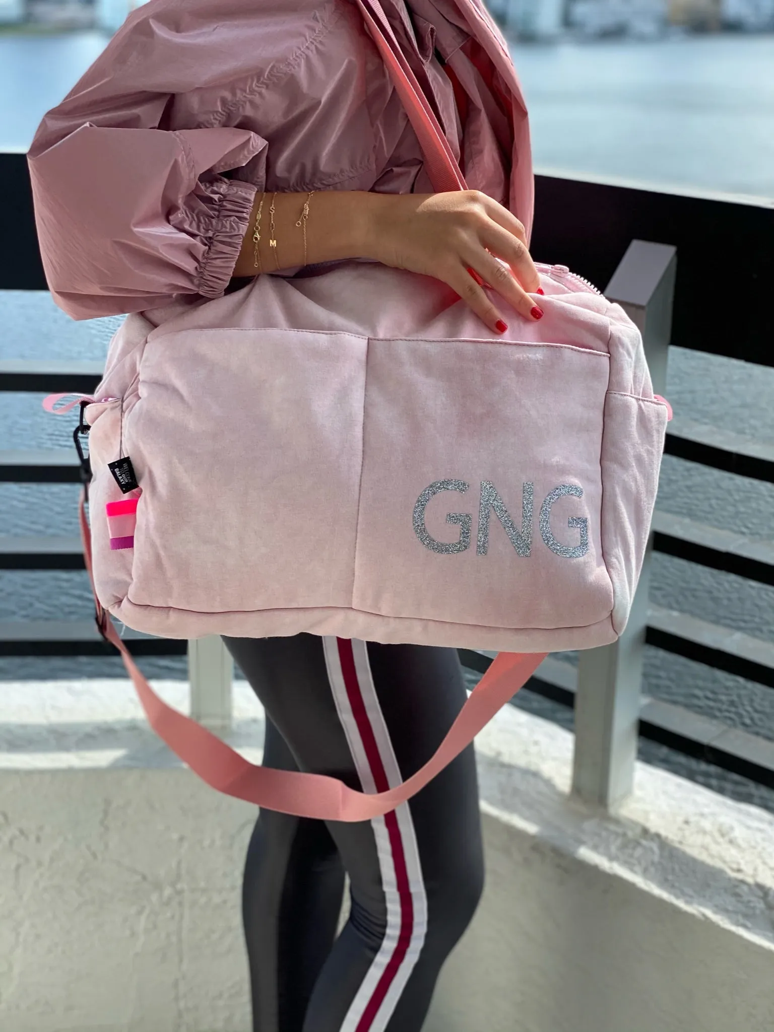 Pink Tie Dye Diaper Bag