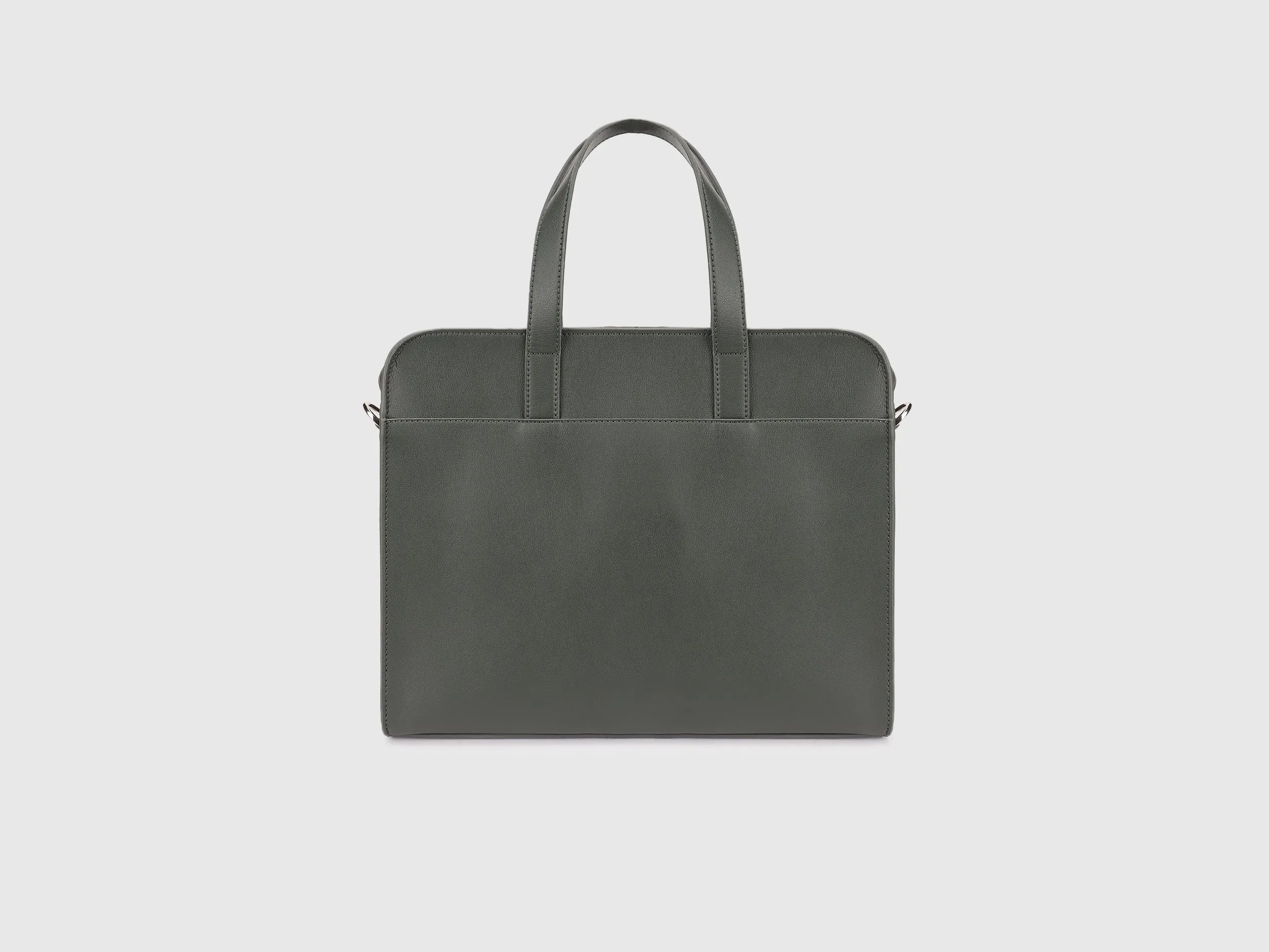 Polyurethane Solid Men Shoulder Bag