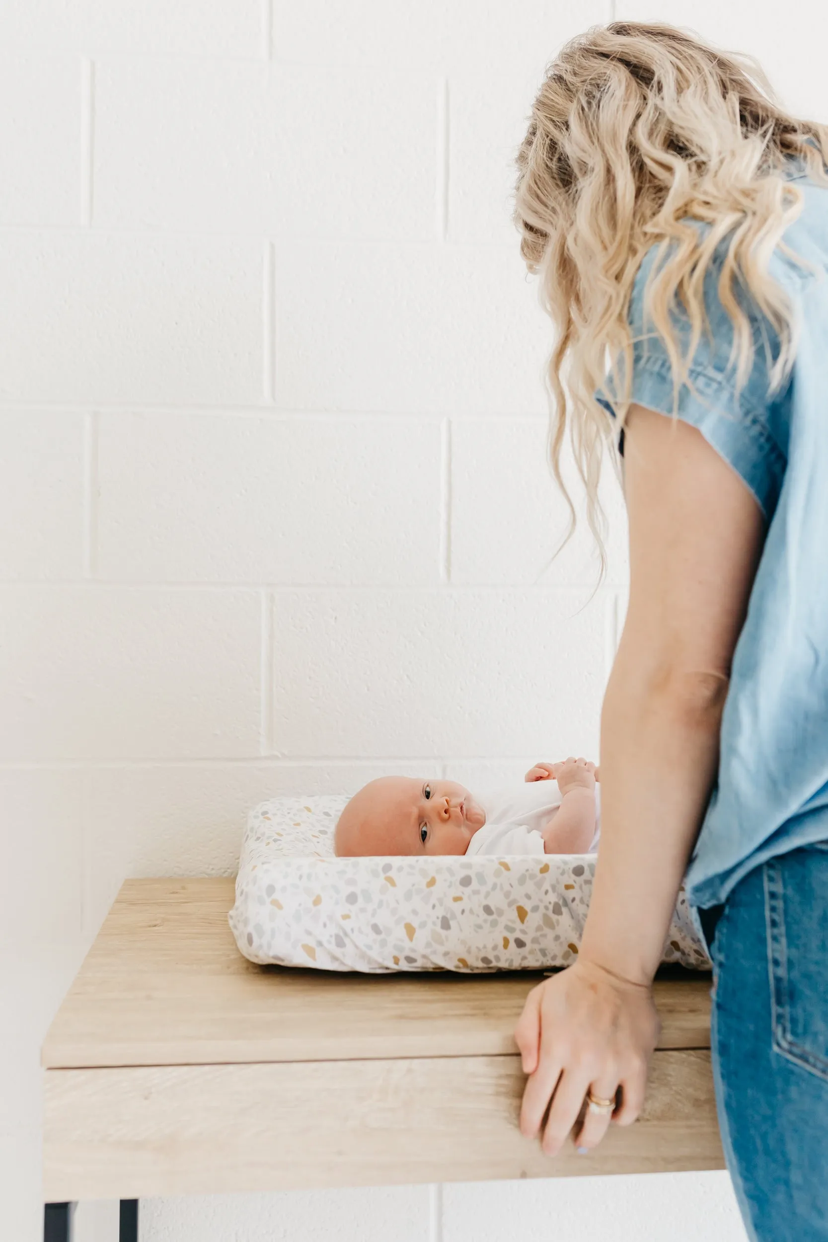 Premium Knit Diaper Changing Pad Cover - Arlo