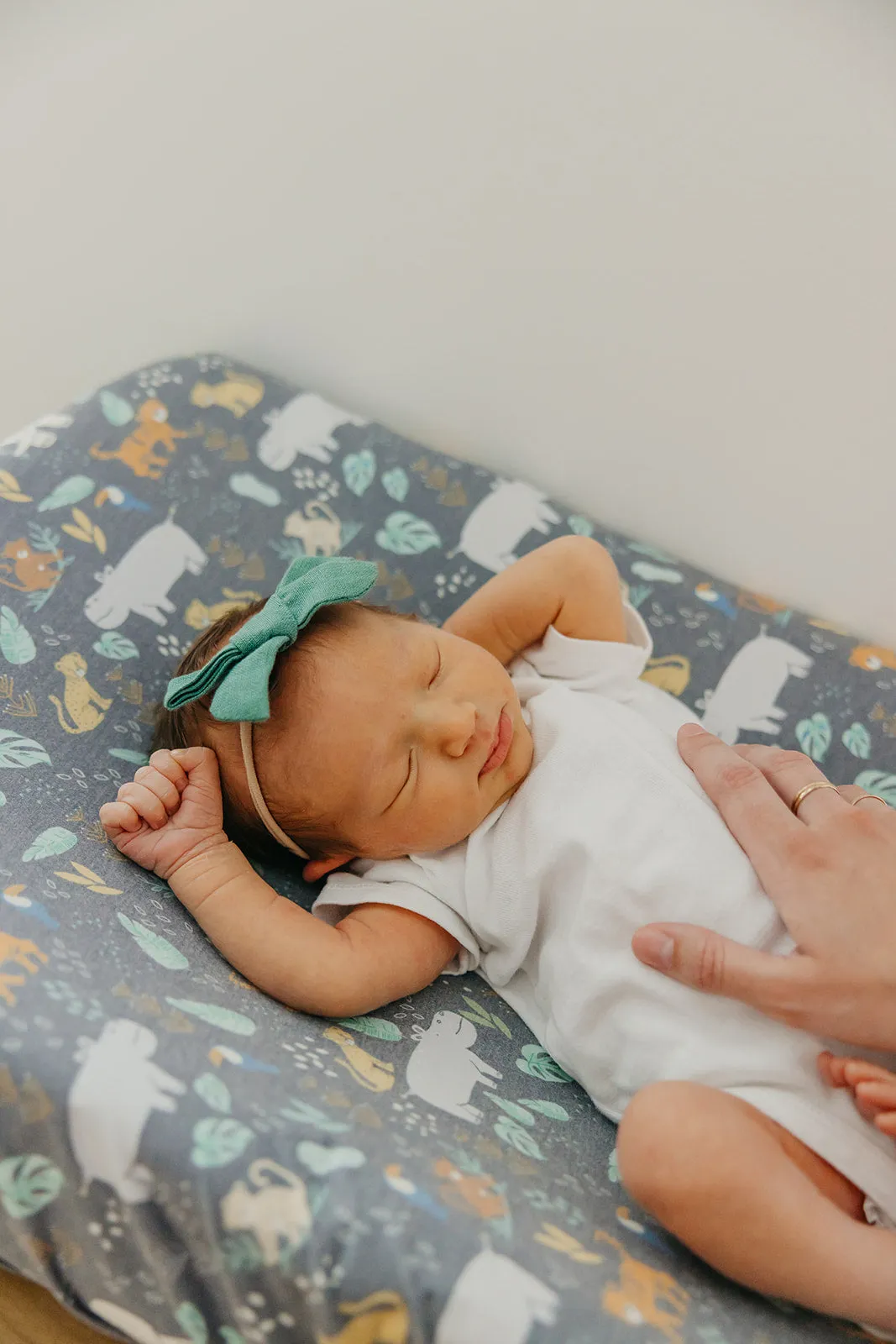 Premium Knit Diaper Changing Pad Cover - Bengal