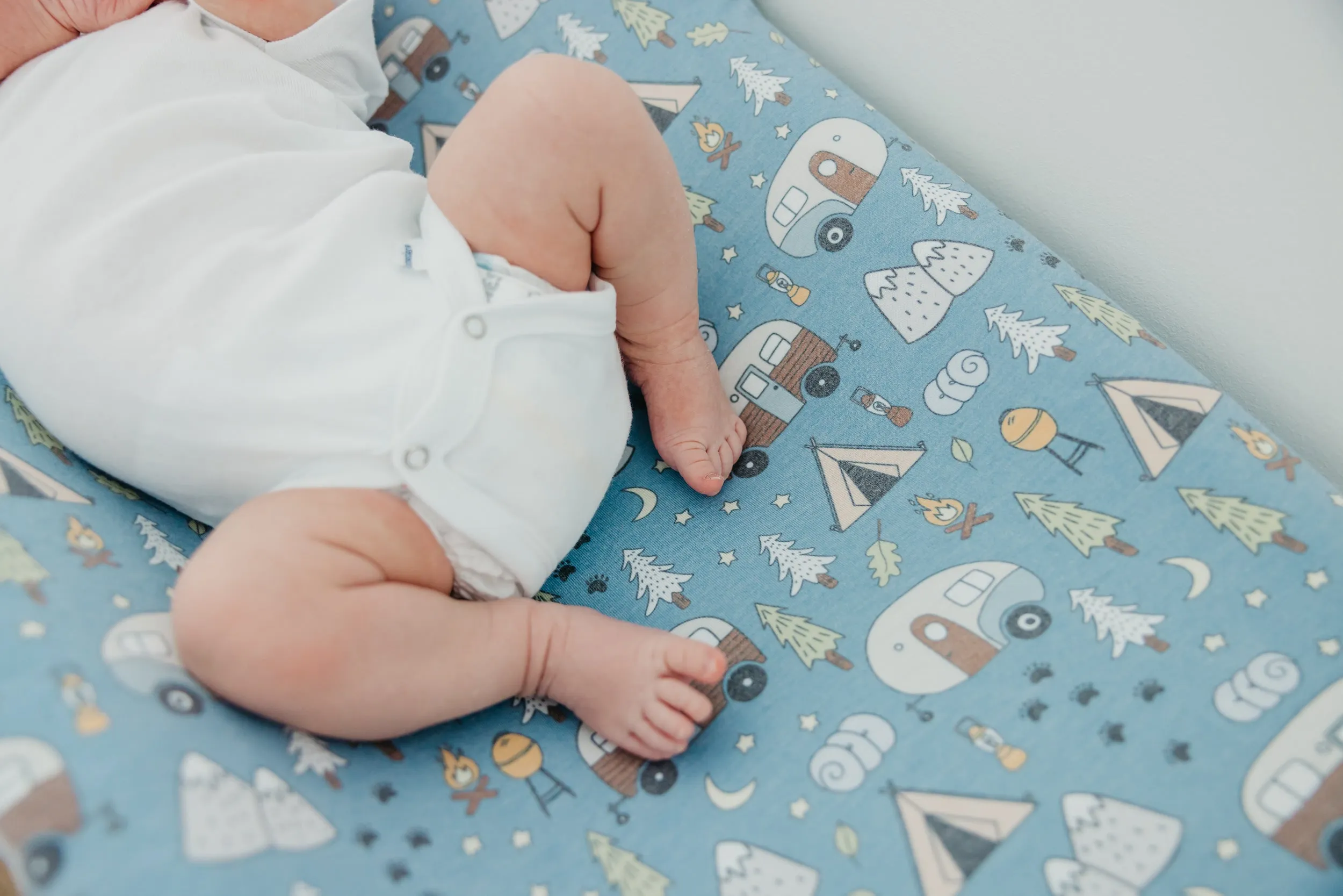 Premium Knit Diaper Changing Pad Cover - Bridger