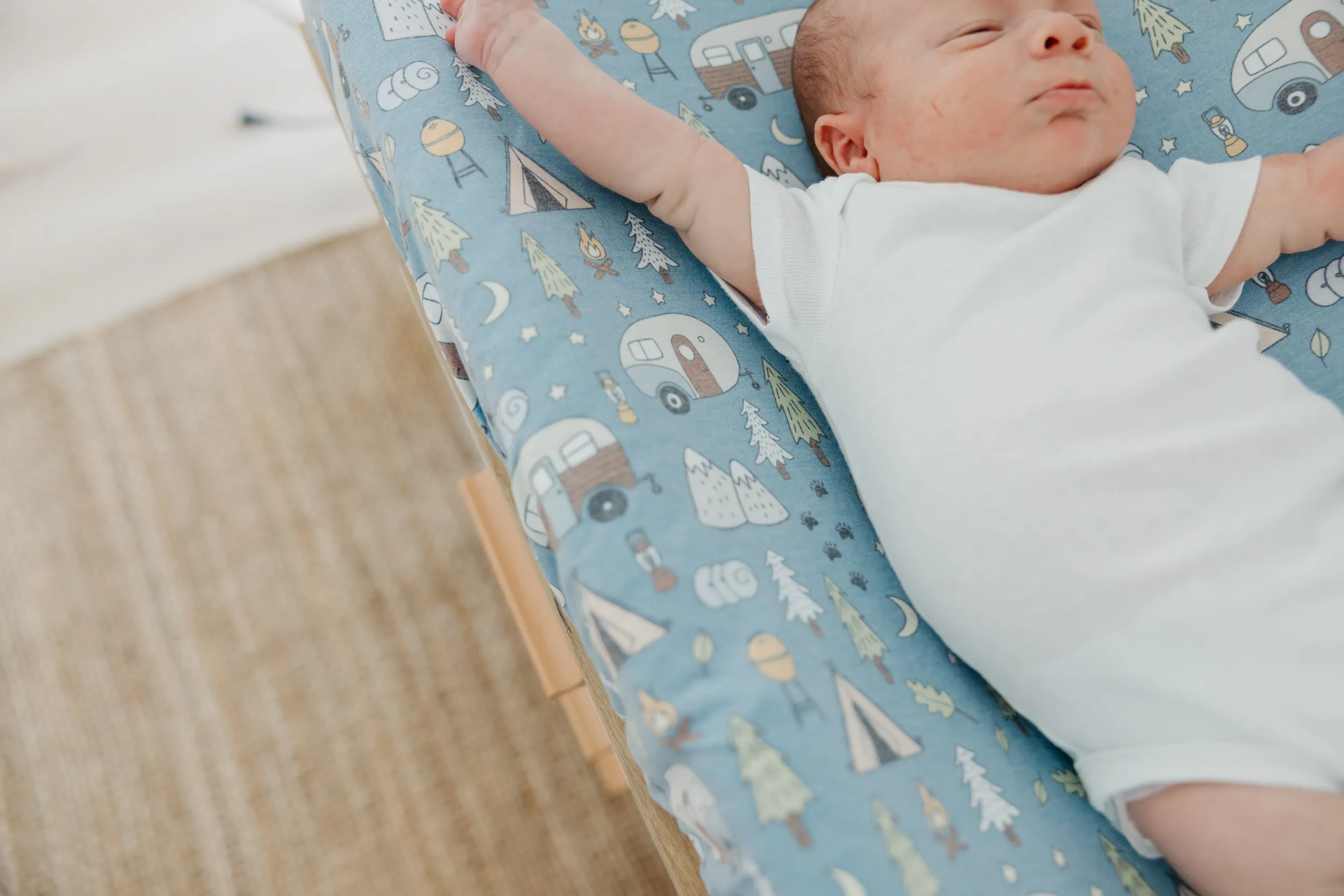 Premium Knit Diaper Changing Pad Cover - Bridger