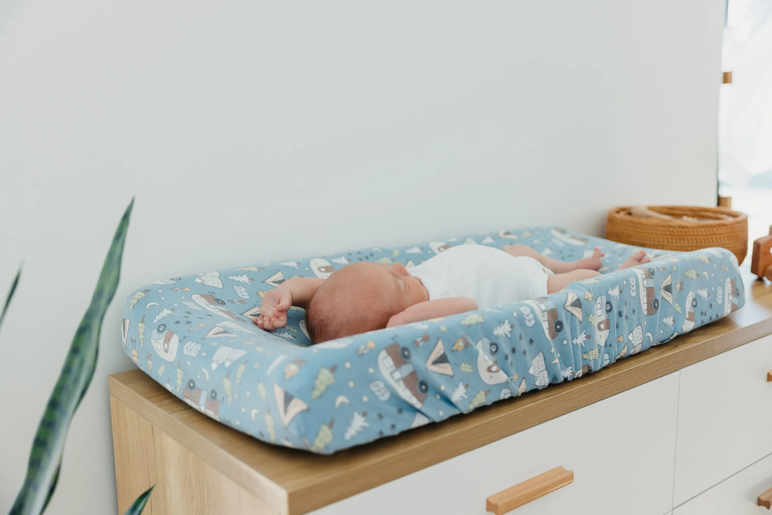 Premium Knit Diaper Changing Pad Cover - Bridger