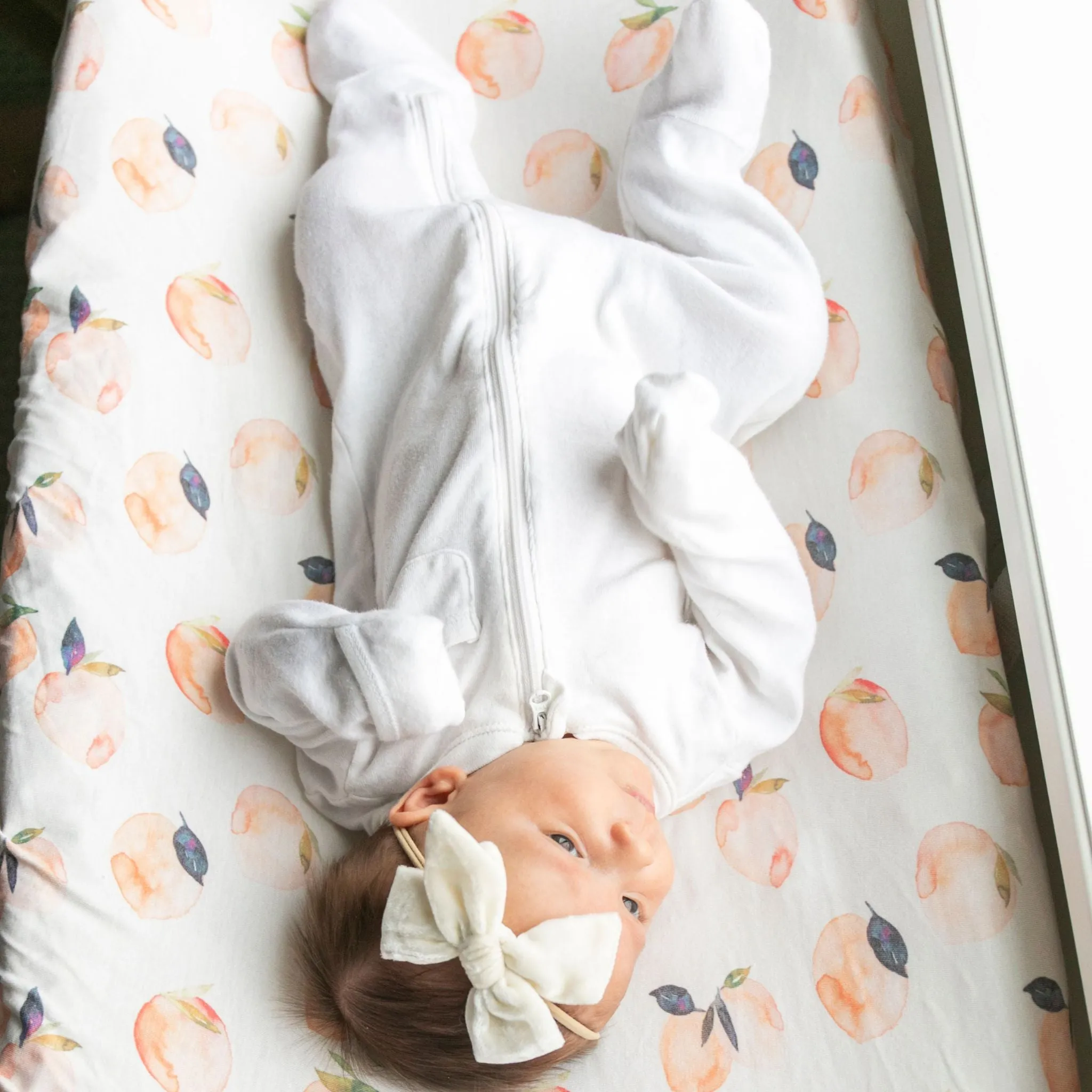 Premium Knit Diaper Changing Pad Cover - Caroline