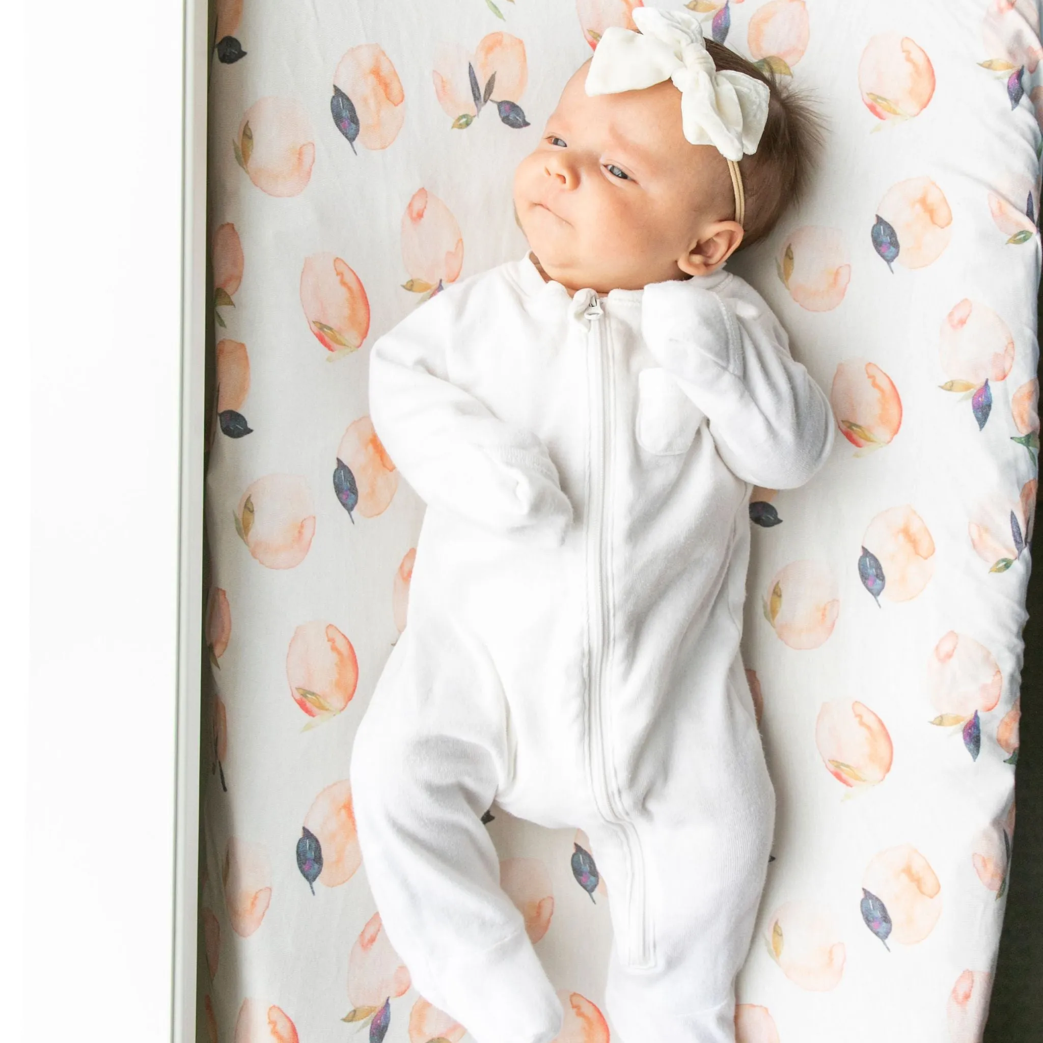 Premium Knit Diaper Changing Pad Cover - Caroline