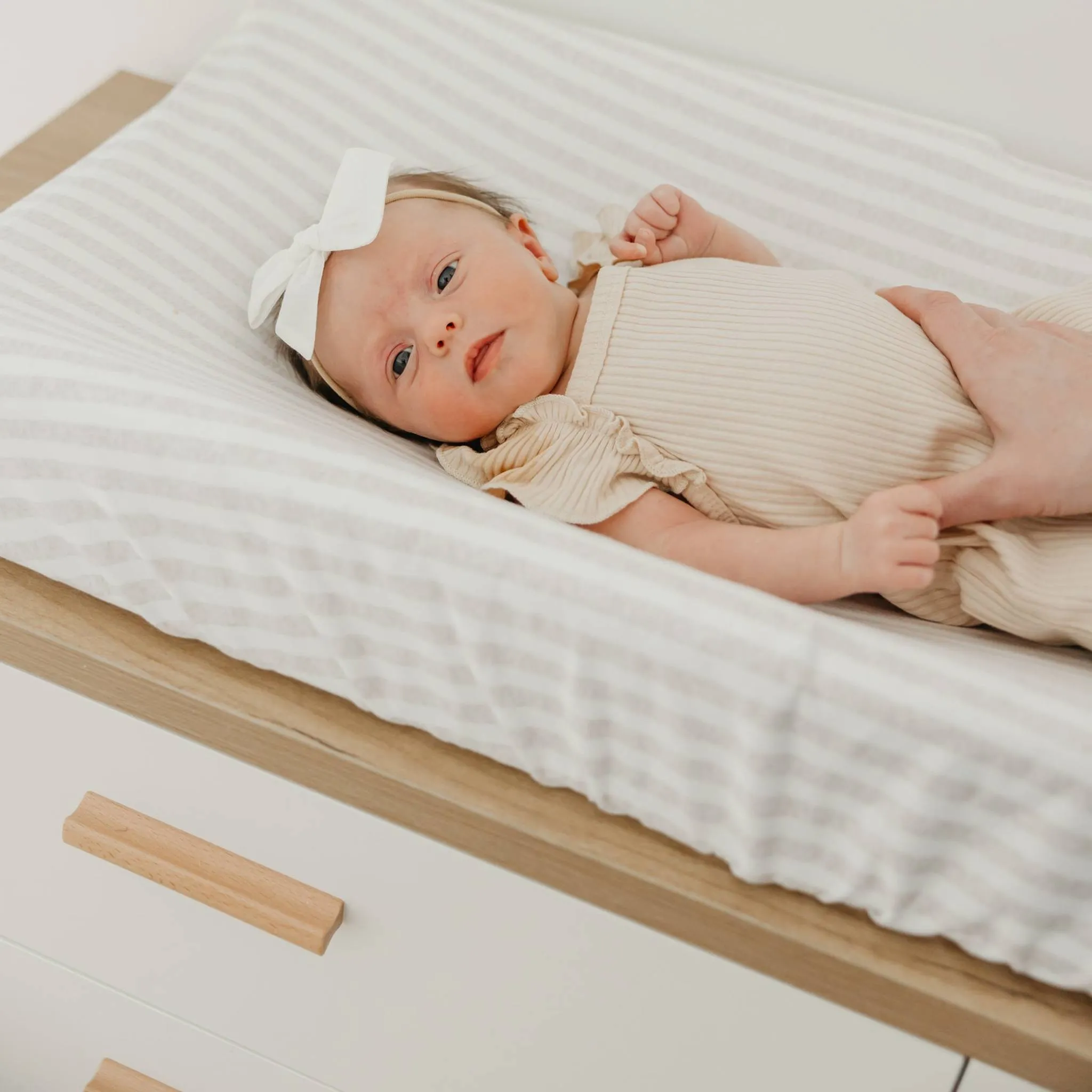 Premium Knit Diaper Changing Pad Cover - Coastal
