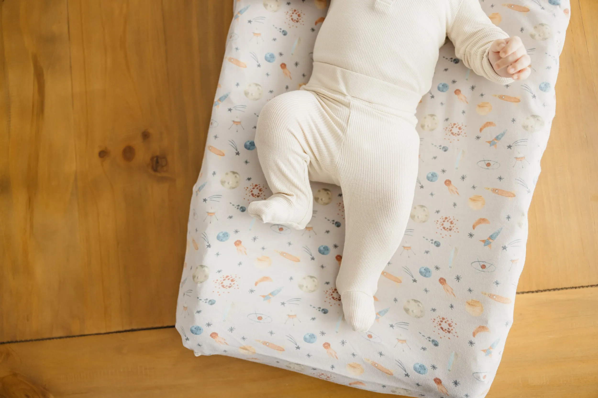 Premium Knit Diaper Changing Pad Cover - Cosmos