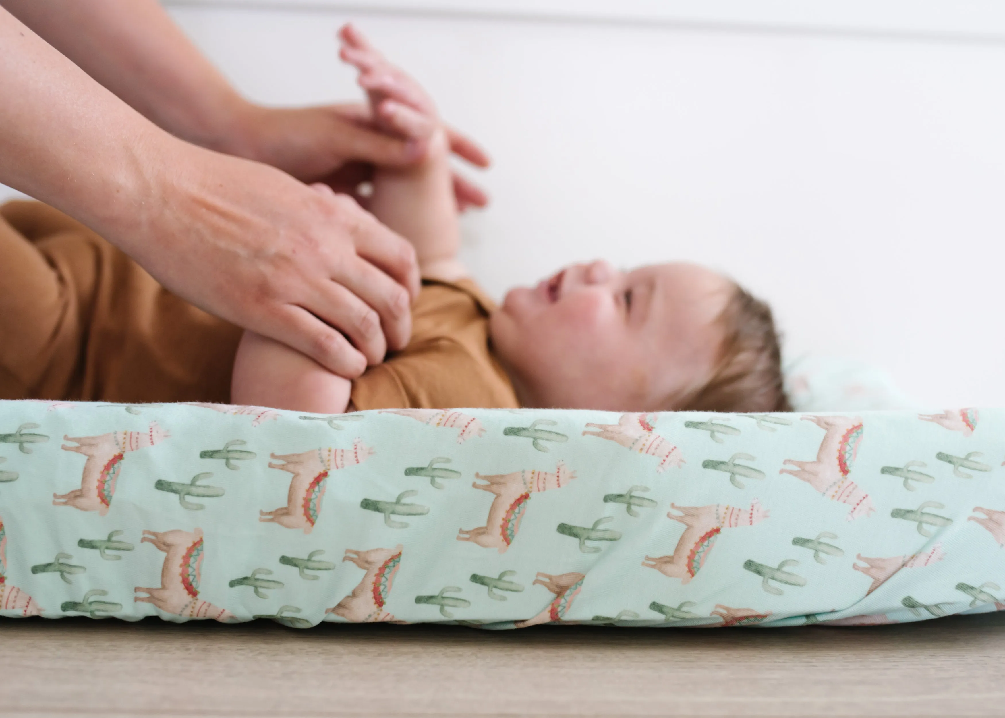 Premium Knit Diaper Changing Pad Cover - Cusco