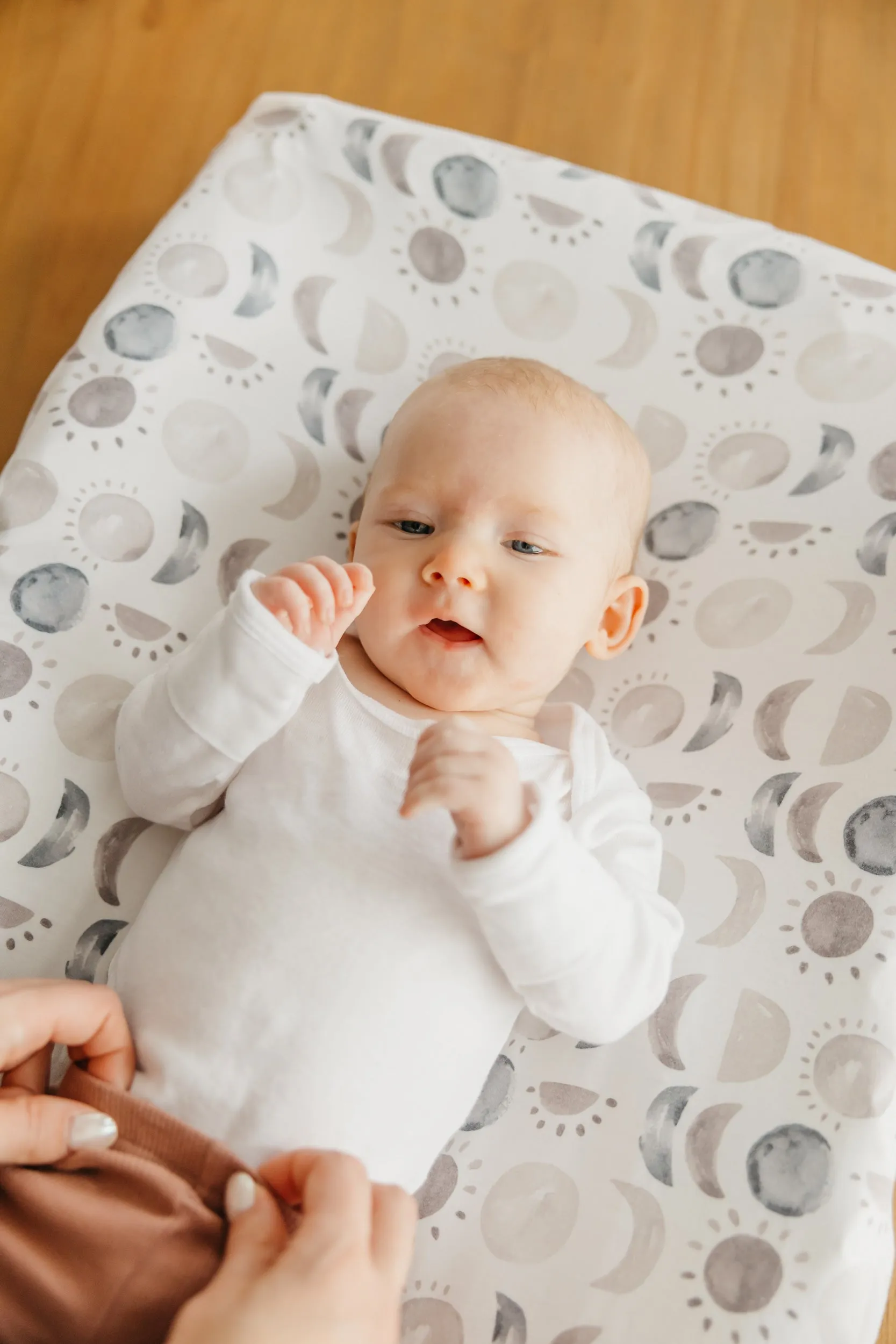 Premium Knit Diaper Changing Pad Cover - Eclipse