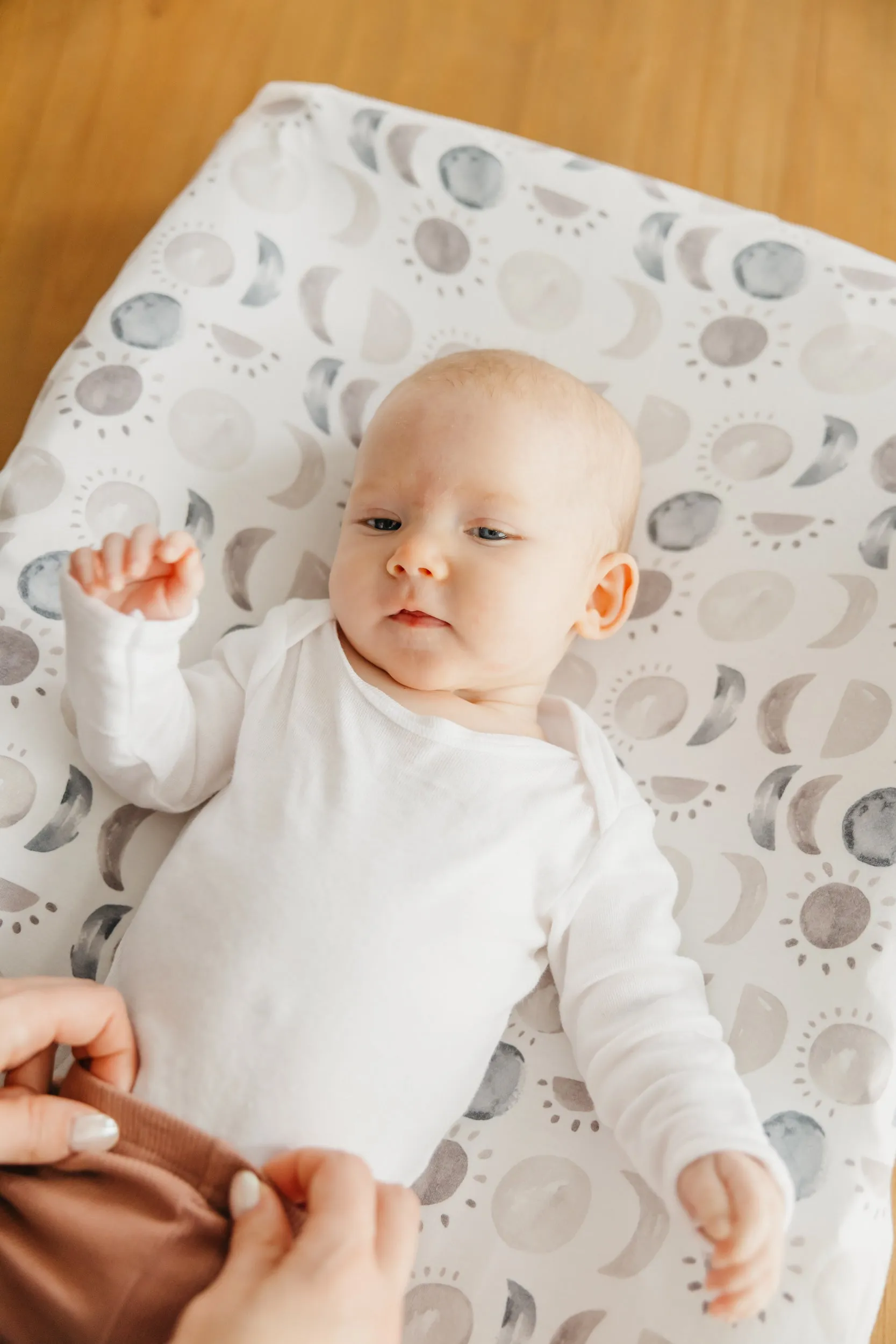 Premium Knit Diaper Changing Pad Cover - Eclipse