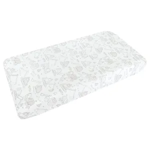 Premium Knit Diaper Changing Pad Cover - Gage