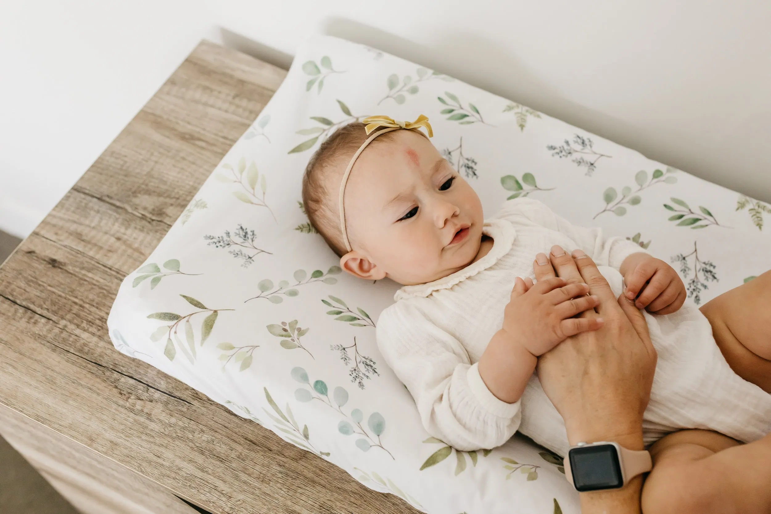 Premium Knit Diaper Changing Pad Cover - Haven