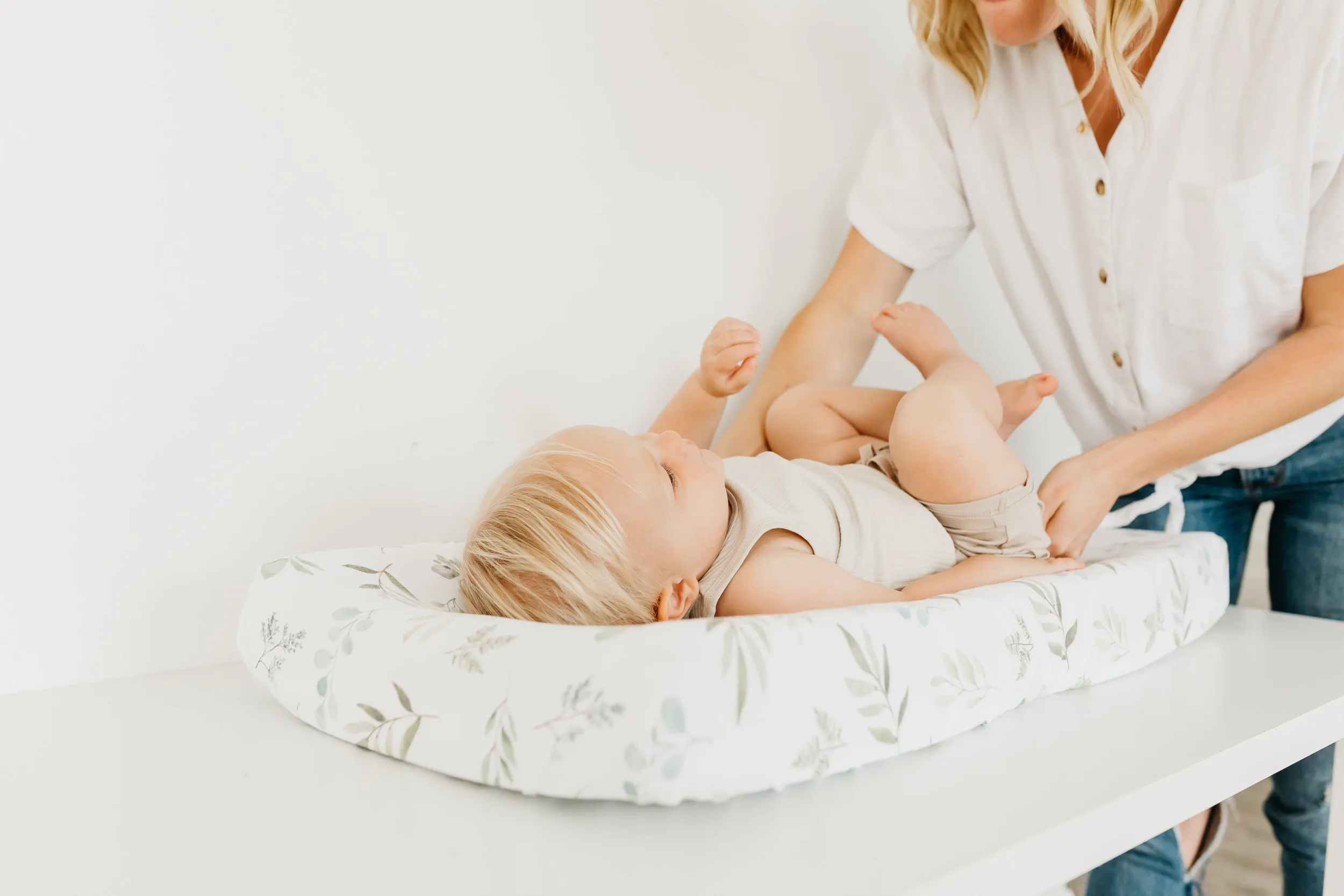 Premium Knit Diaper Changing Pad Cover - Haven