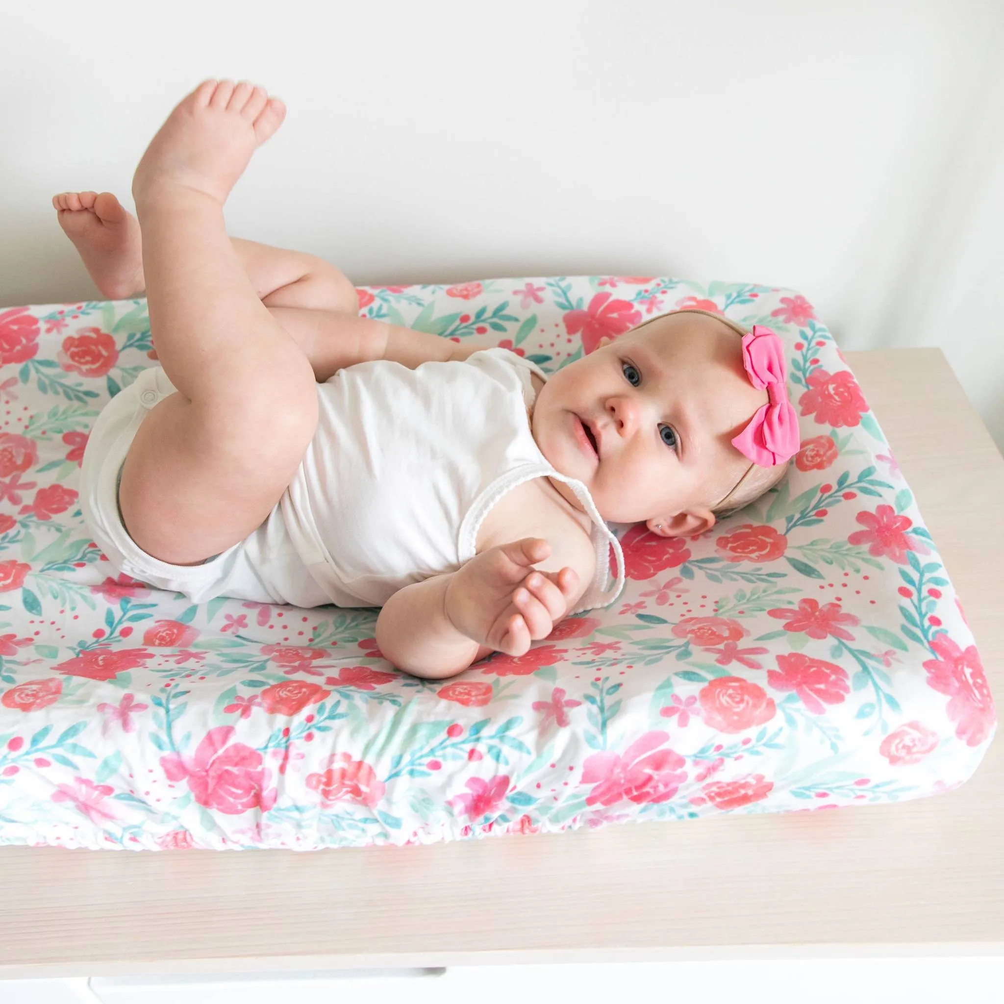 Premium Knit Diaper Changing Pad Cover - June
