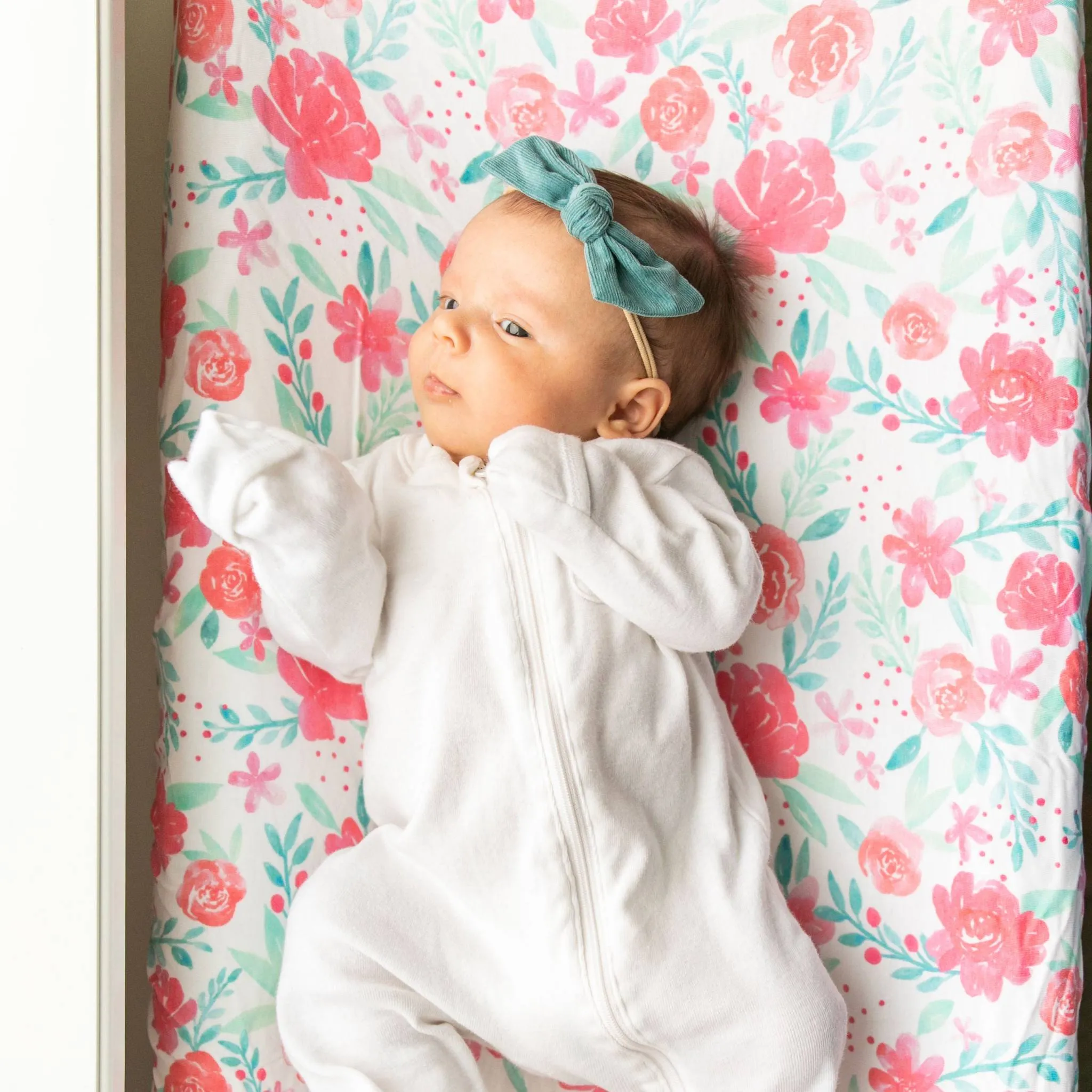Premium Knit Diaper Changing Pad Cover - June
