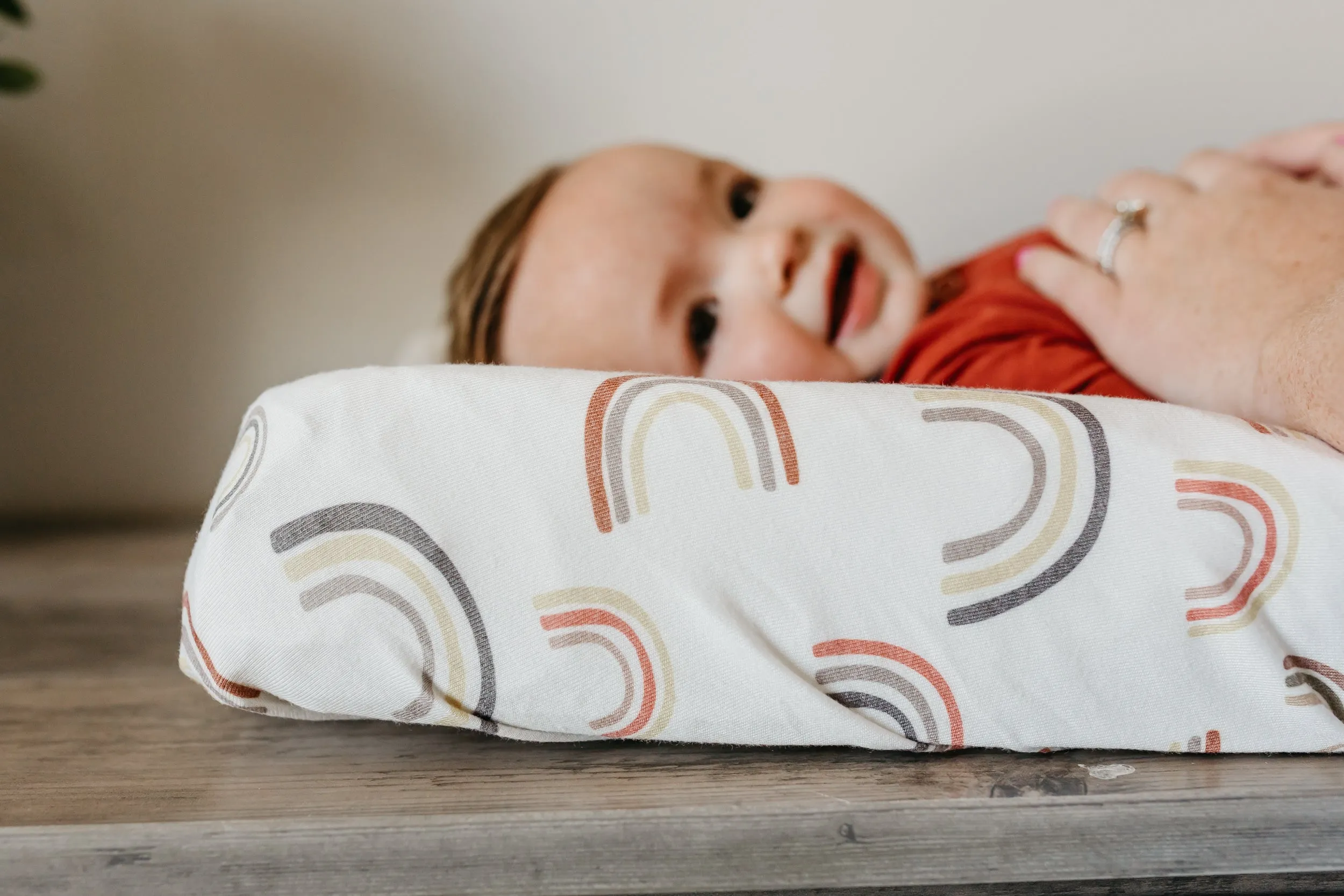 Premium Knit Diaper Changing Pad Cover - Kona