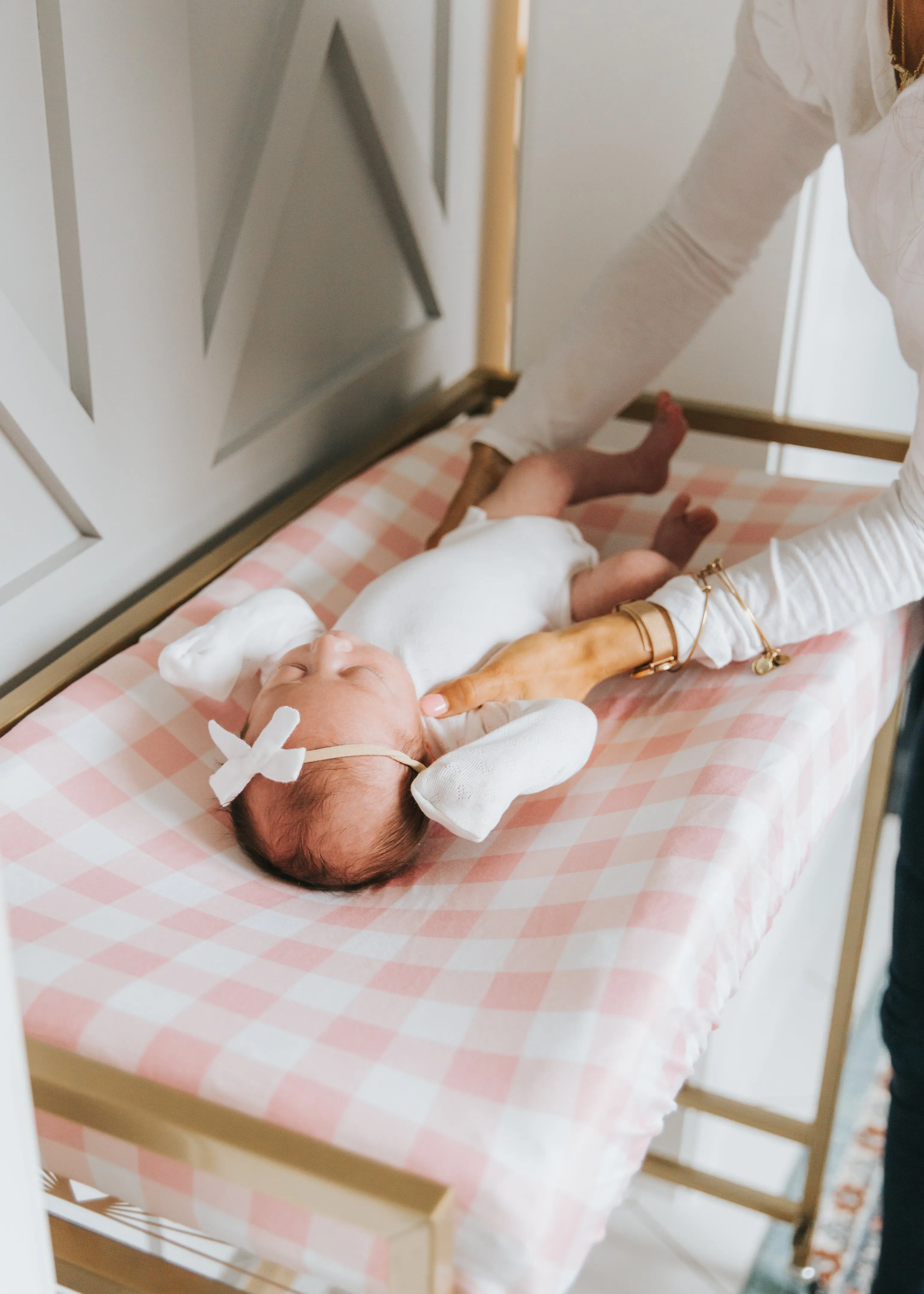 Premium Knit Diaper Changing Pad Cover - London