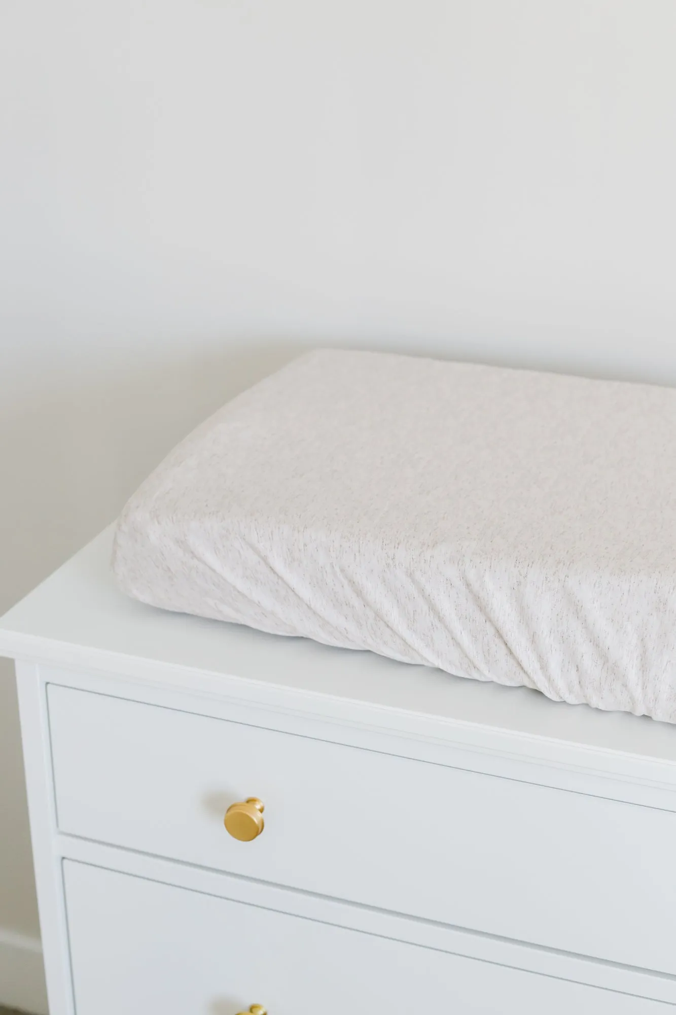 Premium Knit Diaper Changing Pad Cover - Oat