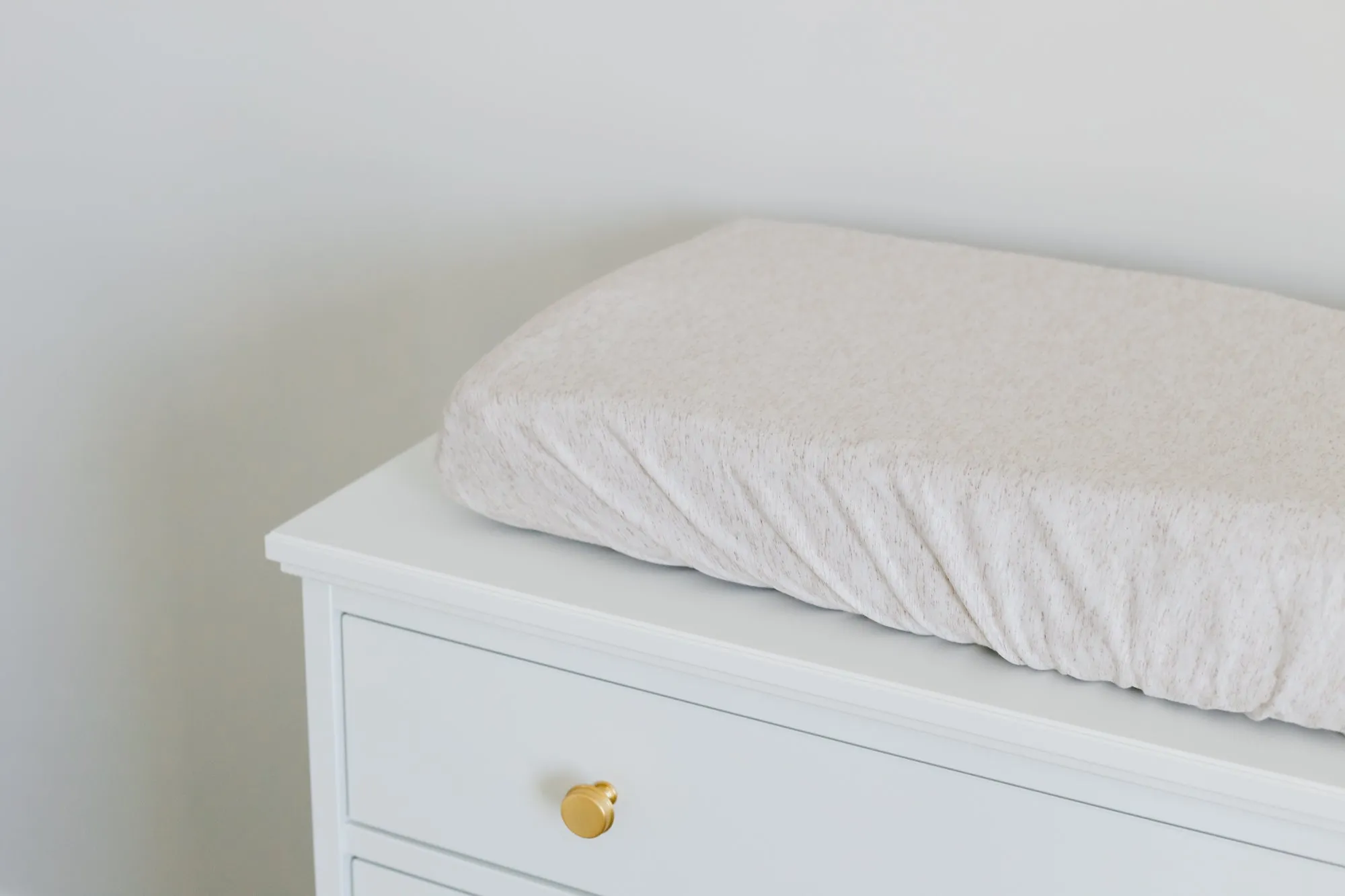 Premium Knit Diaper Changing Pad Cover - Oat