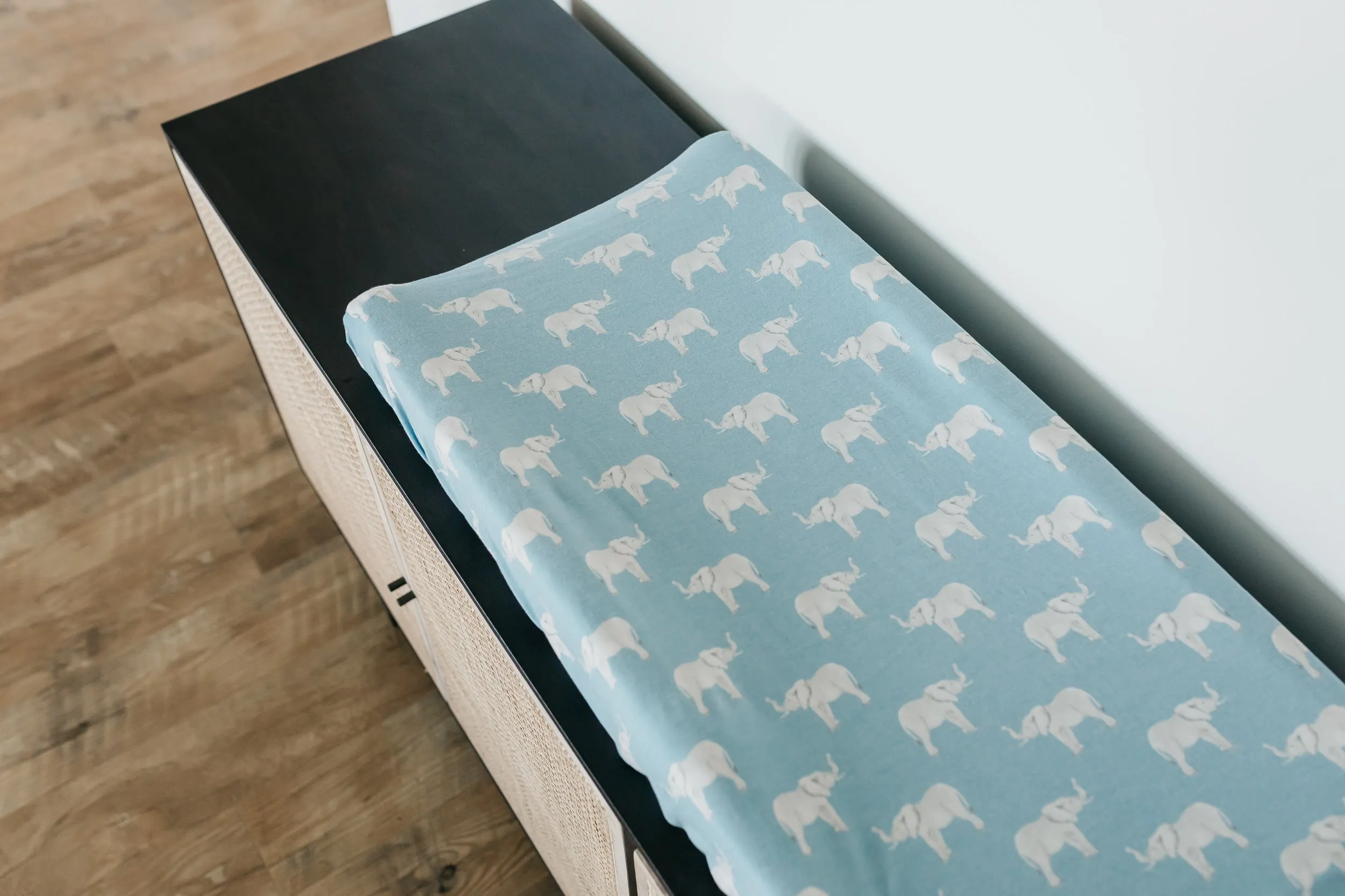 Premium Knit Diaper Changing Pad Cover - Peanut