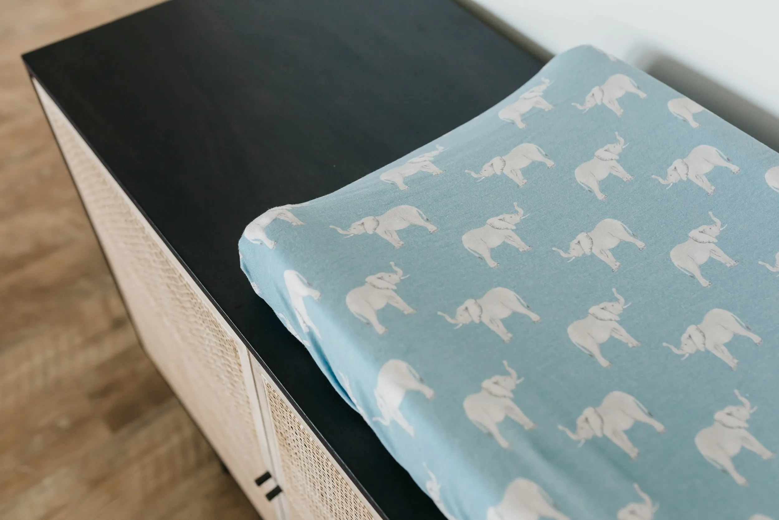 Premium Knit Diaper Changing Pad Cover - Peanut