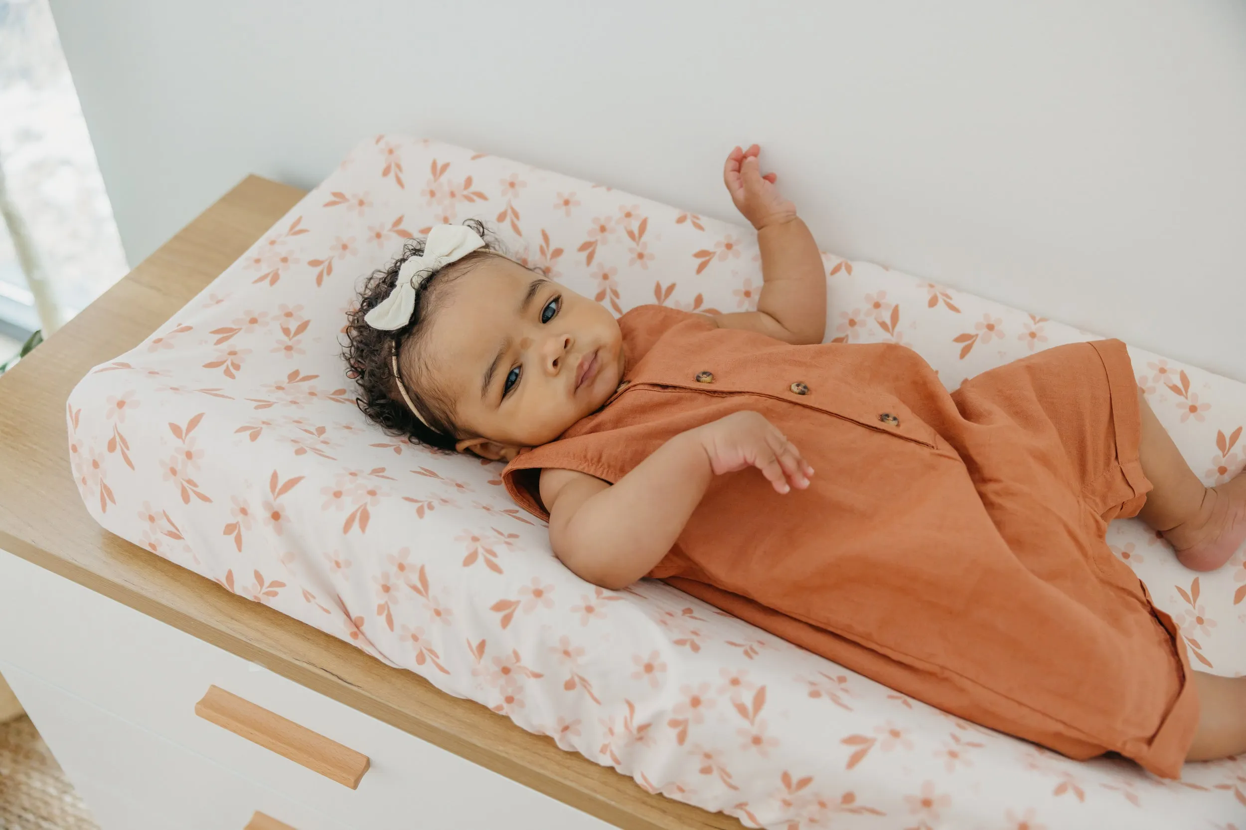 Premium Knit Diaper Changing Pad Cover - Rue