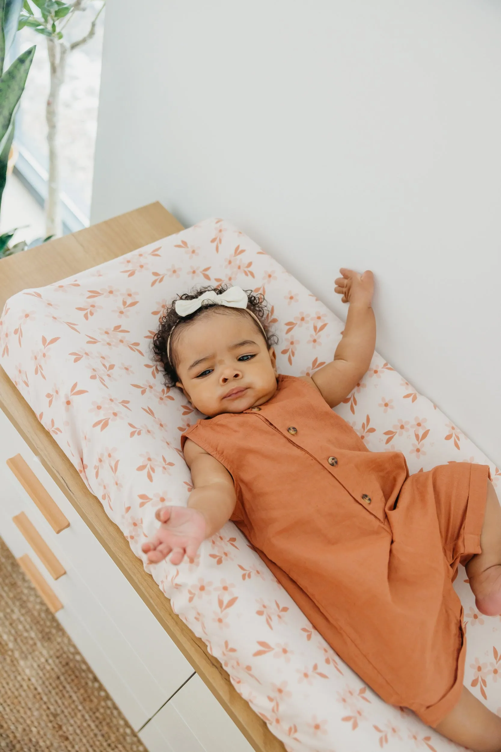 Premium Knit Diaper Changing Pad Cover - Rue
