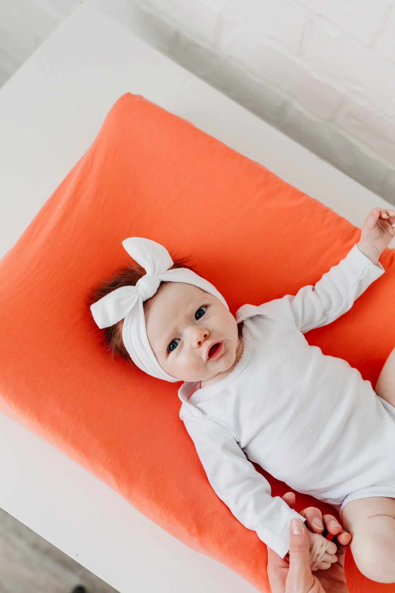 Premium Knit Diaper Changing Pad Cover - Stella