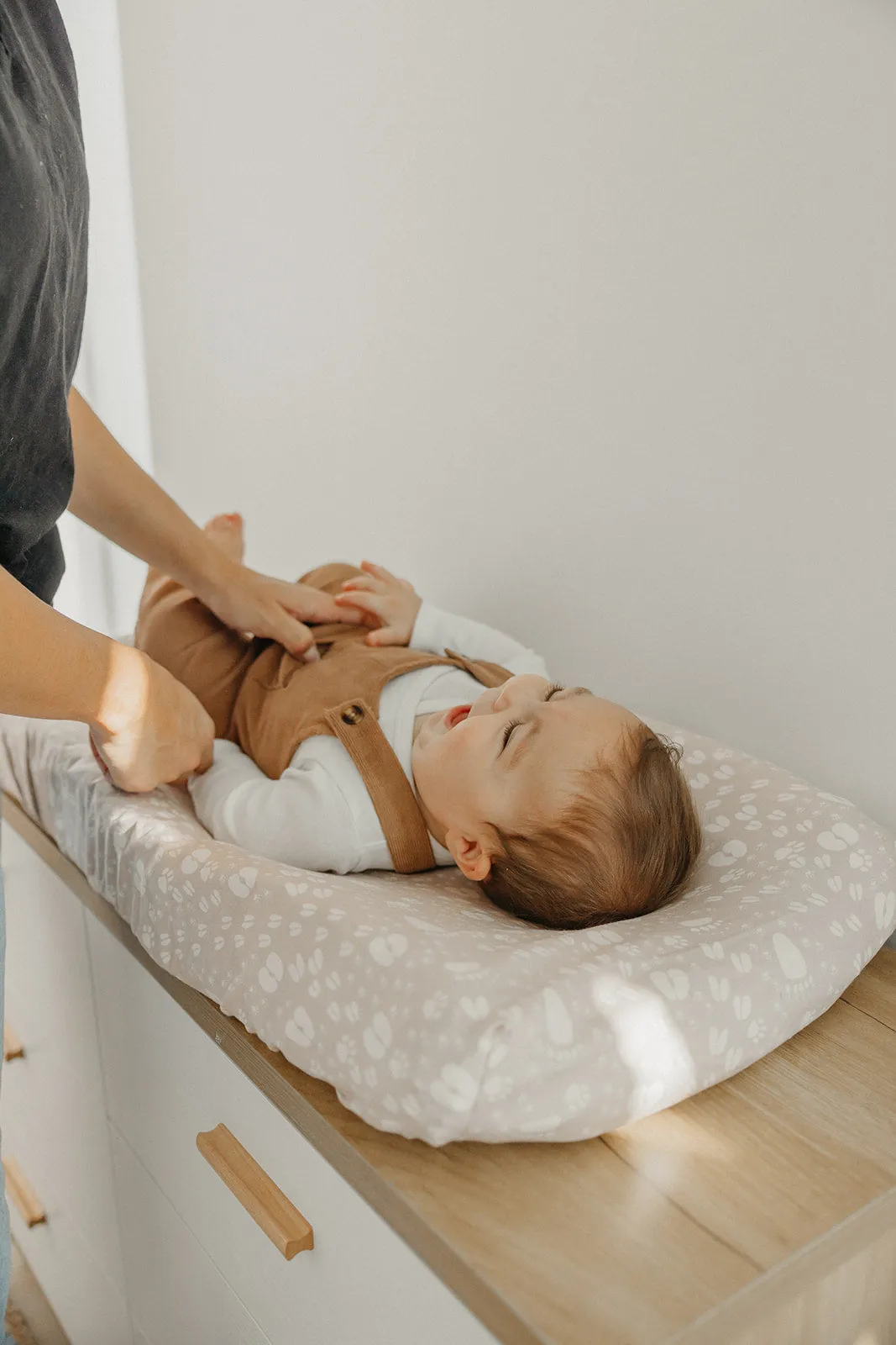 Premium Knit Diaper Changing Pad Cover - Tracker