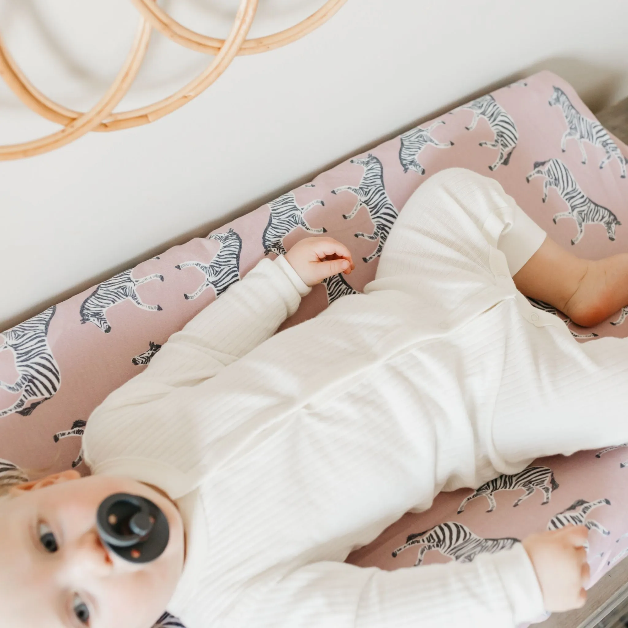 Premium Knit Diaper Changing Pad Cover - Zella