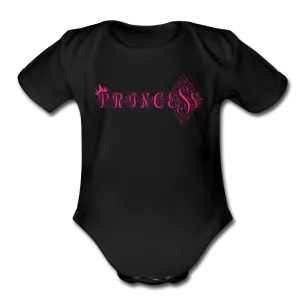 Princess Short Sleeve Baby Bodysuit