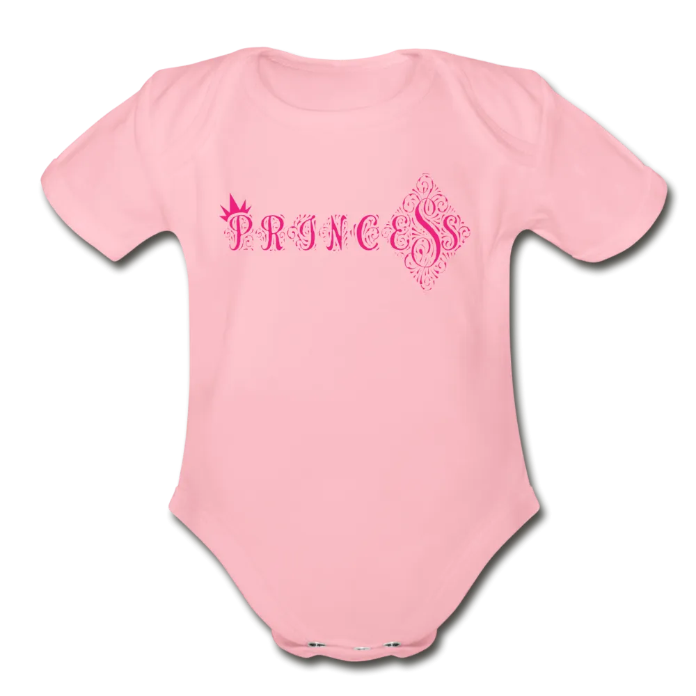 Princess Short Sleeve Baby Bodysuit