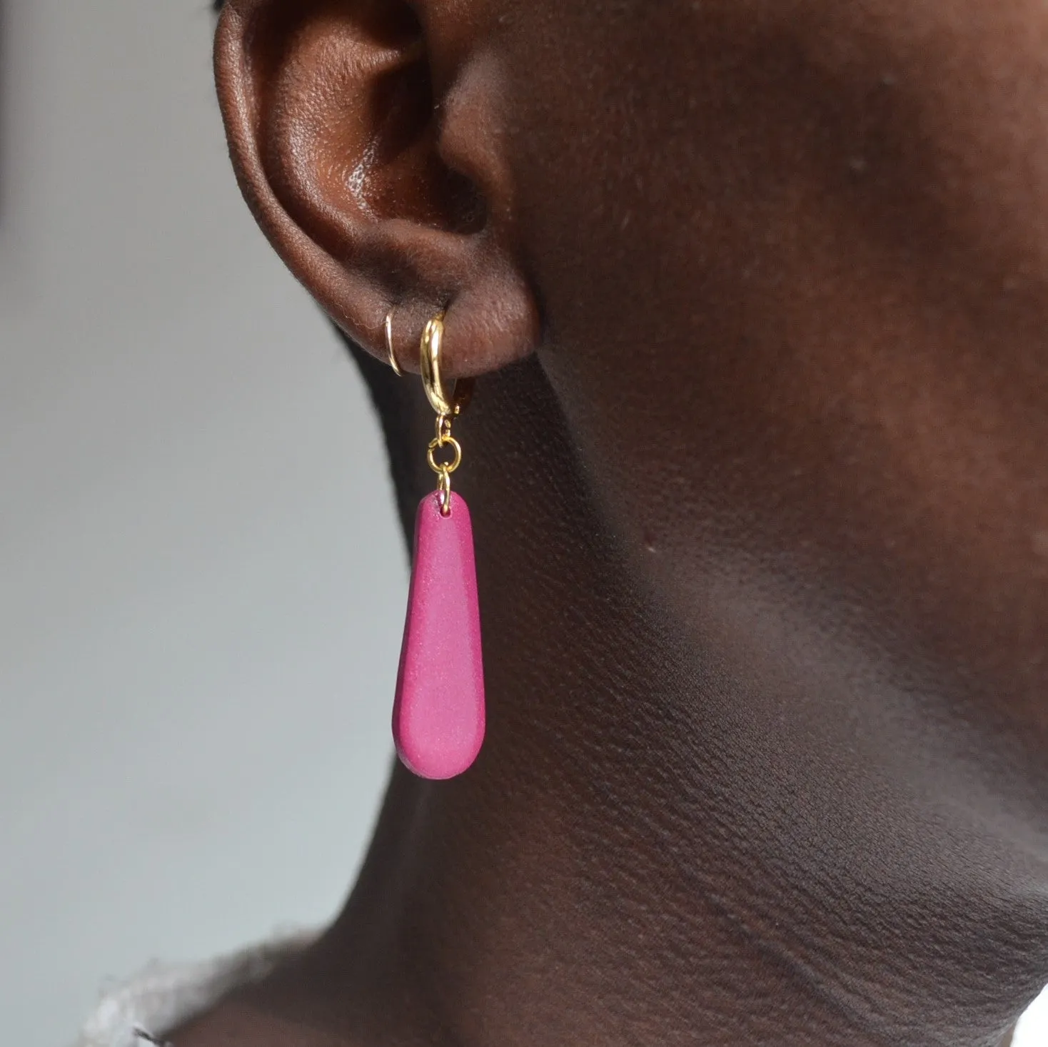 Purple Rain Statement Earrings