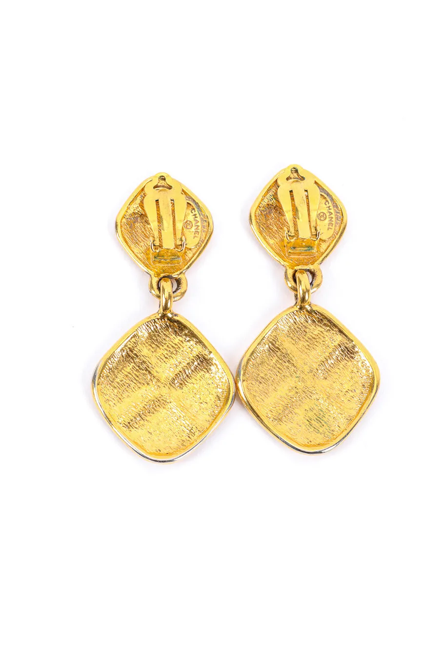 Quilted Dangling Earrings