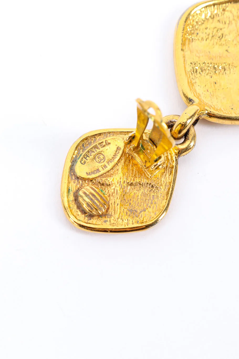Quilted Dangling Earrings