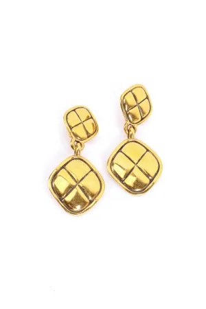 Quilted Dangling Earrings