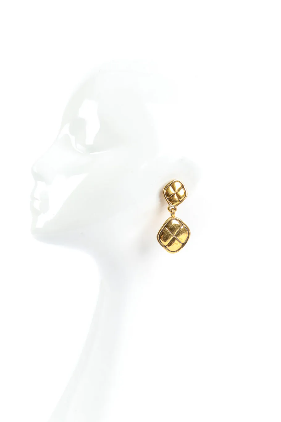 Quilted Dangling Earrings
