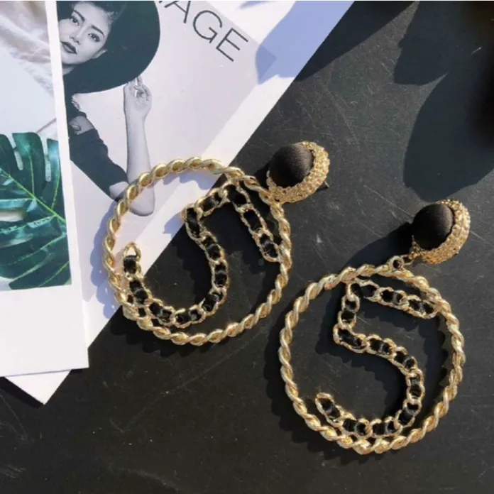 "5" Circle Hoop Earrings