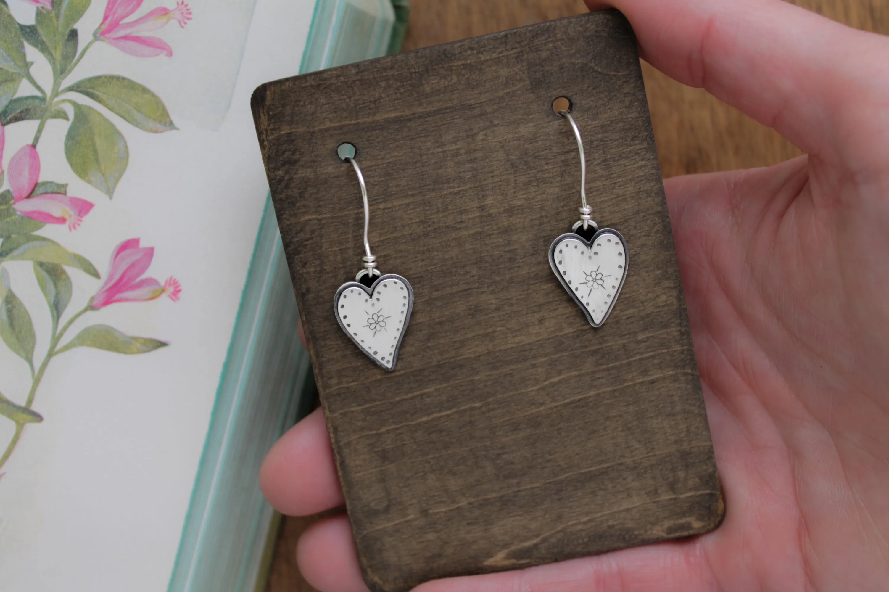 "Doodle Hearts" Earrings