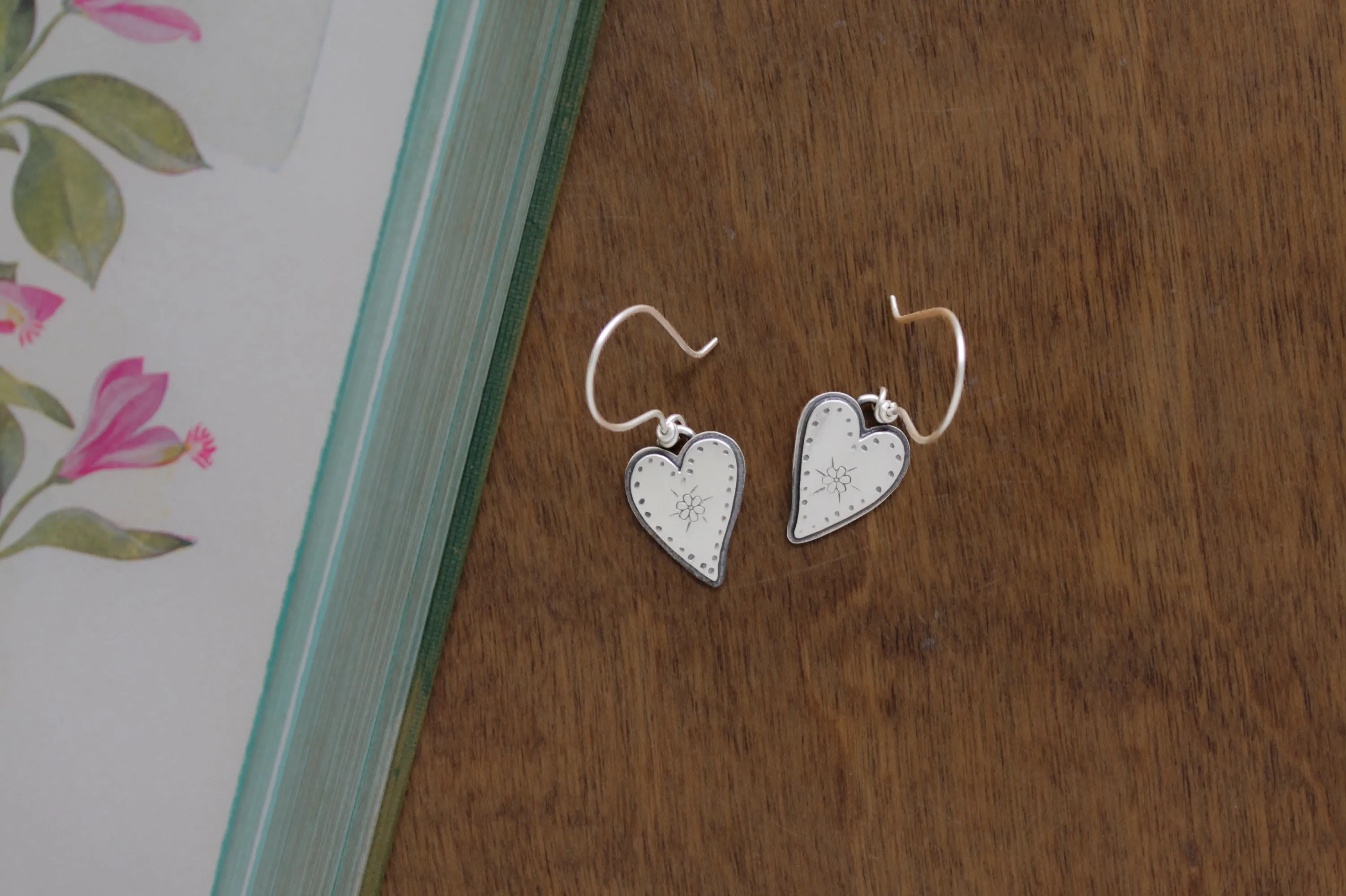 "Doodle Hearts" Earrings