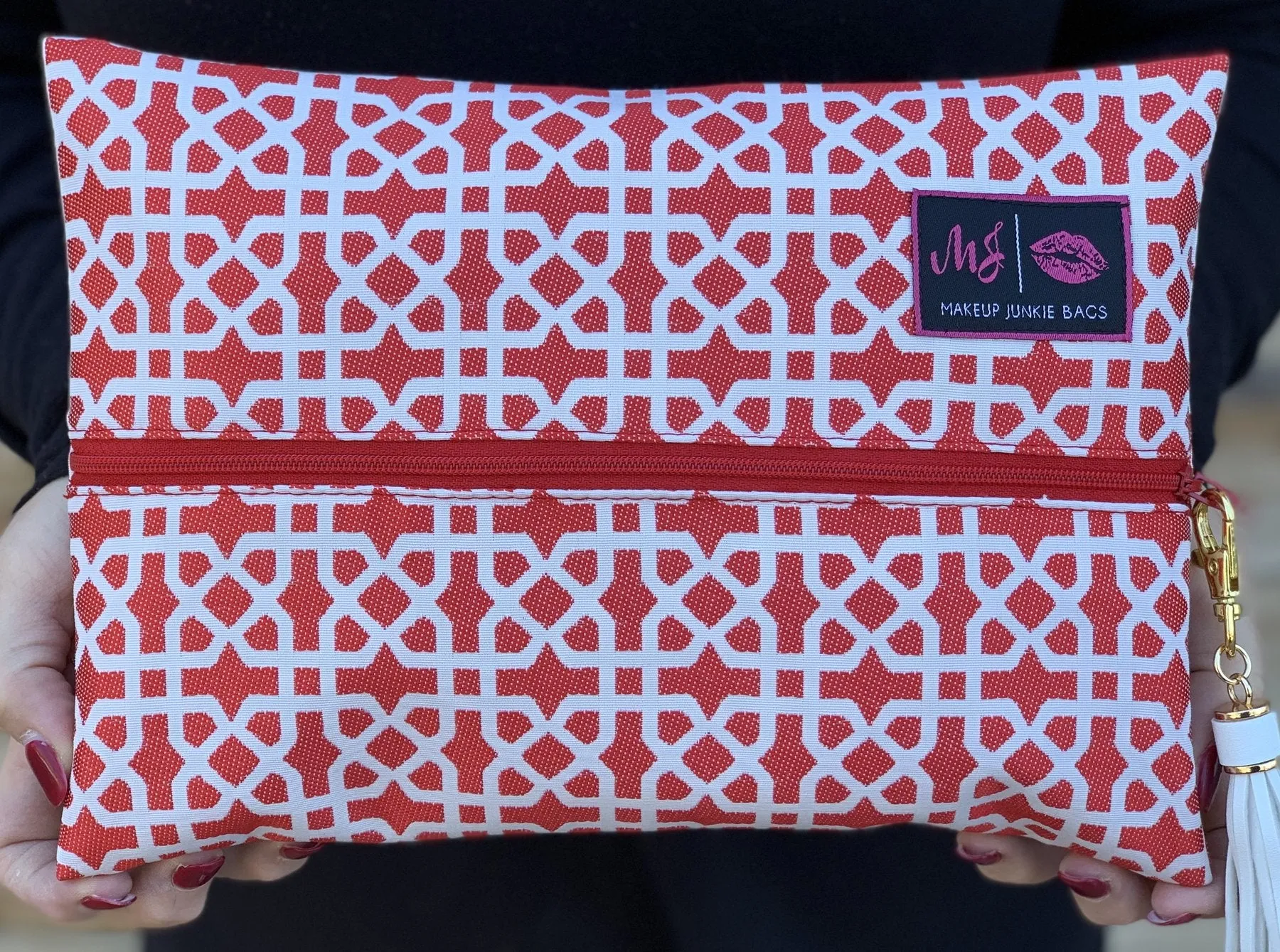 "The Lattice" MakeUp Junkie Bag