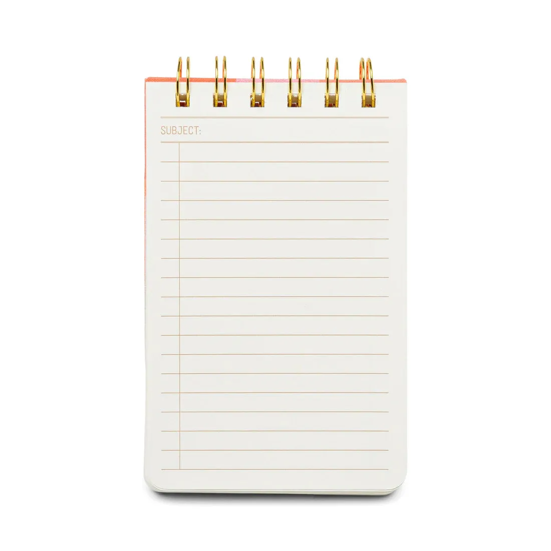 Rainbow Check Wire Notepad