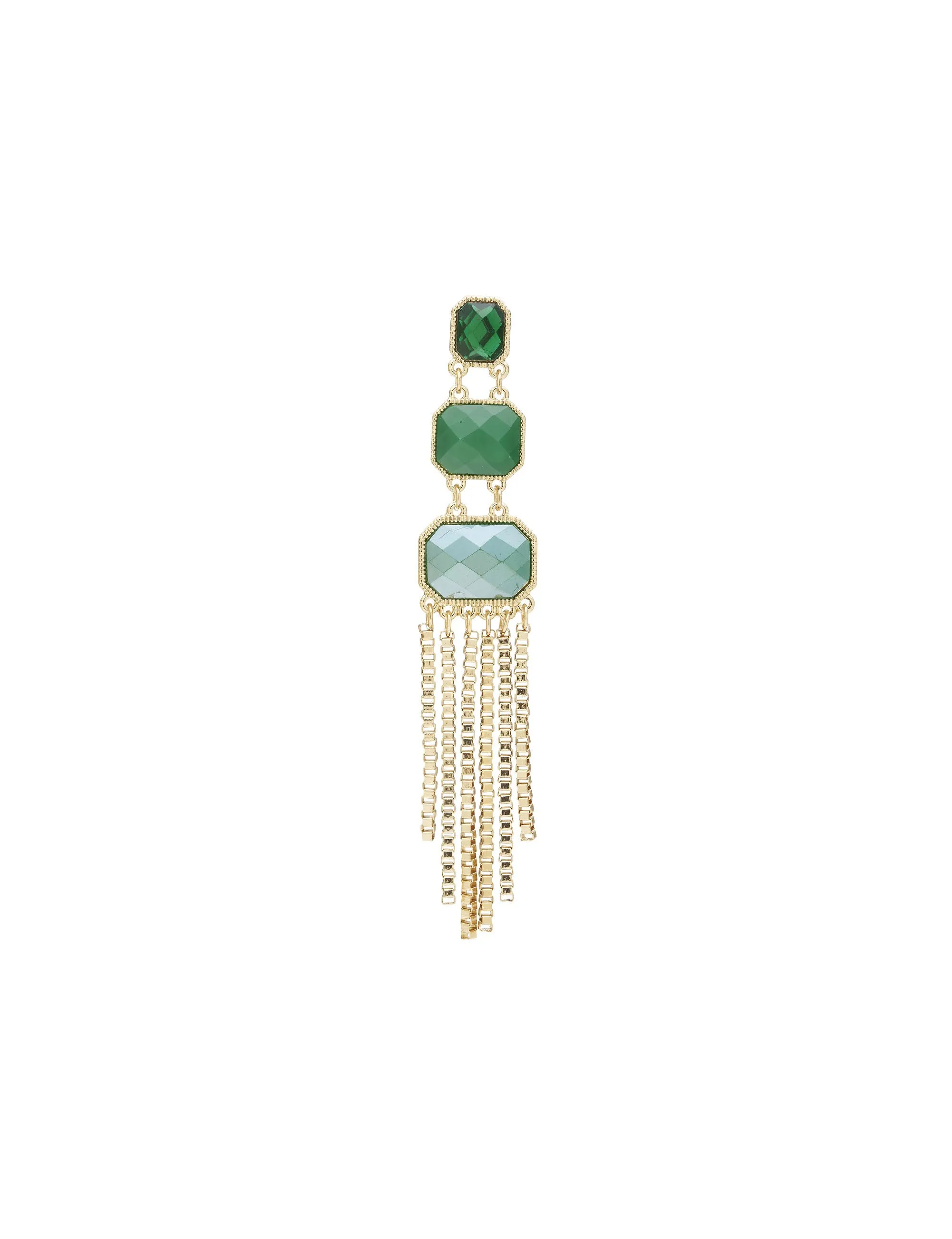 REGALE 3 STONE EARRING