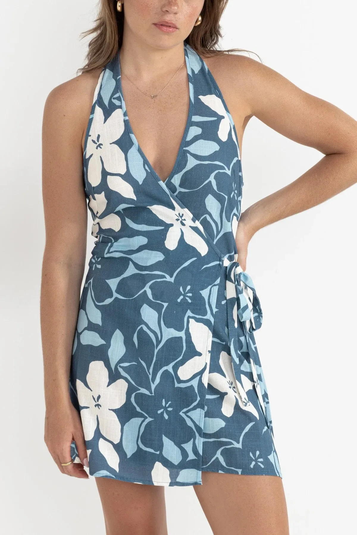 Rhythm Women’s Malia Halter Mini Dress