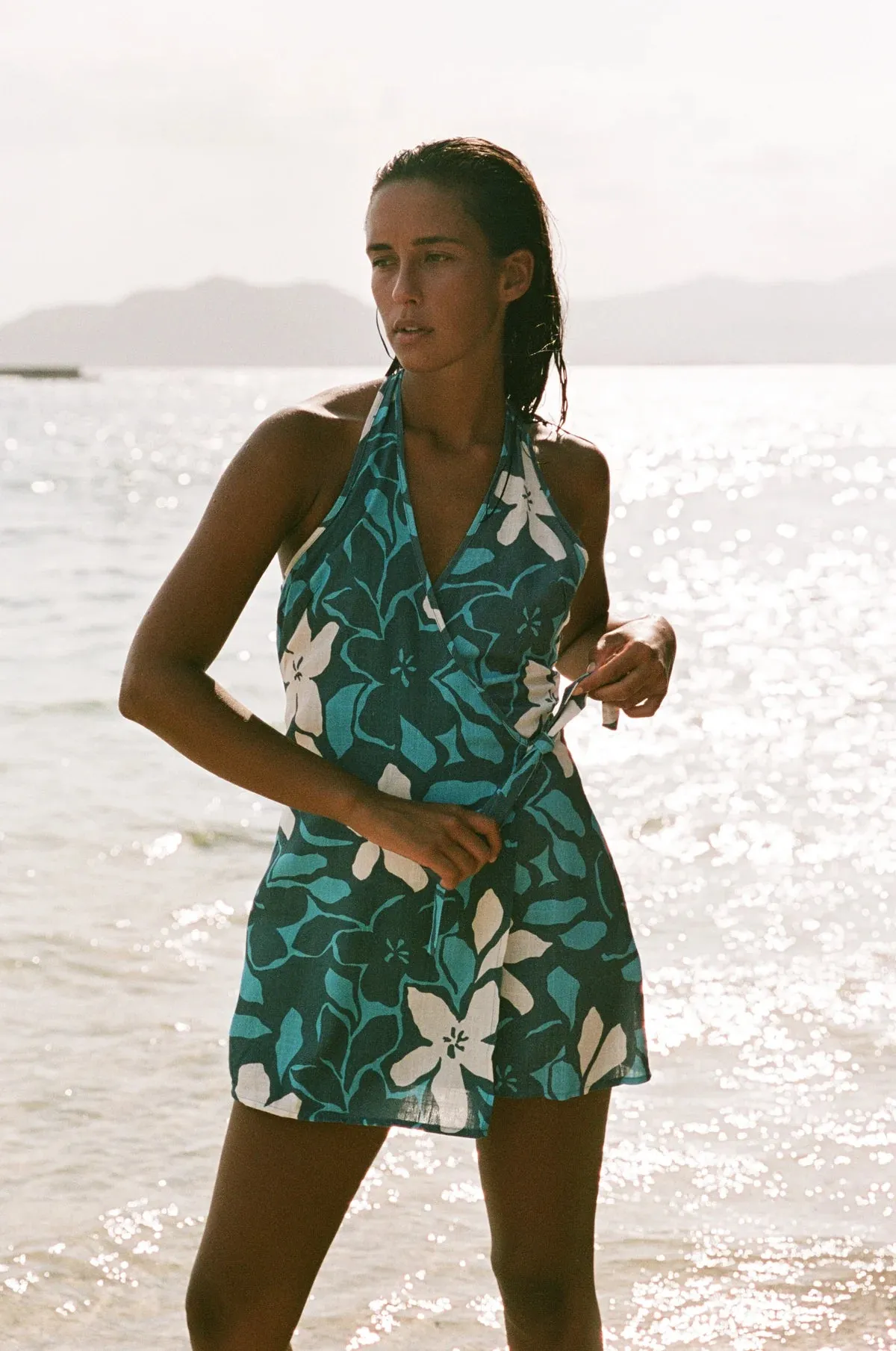 Rhythm Women’s Malia Halter Mini Dress