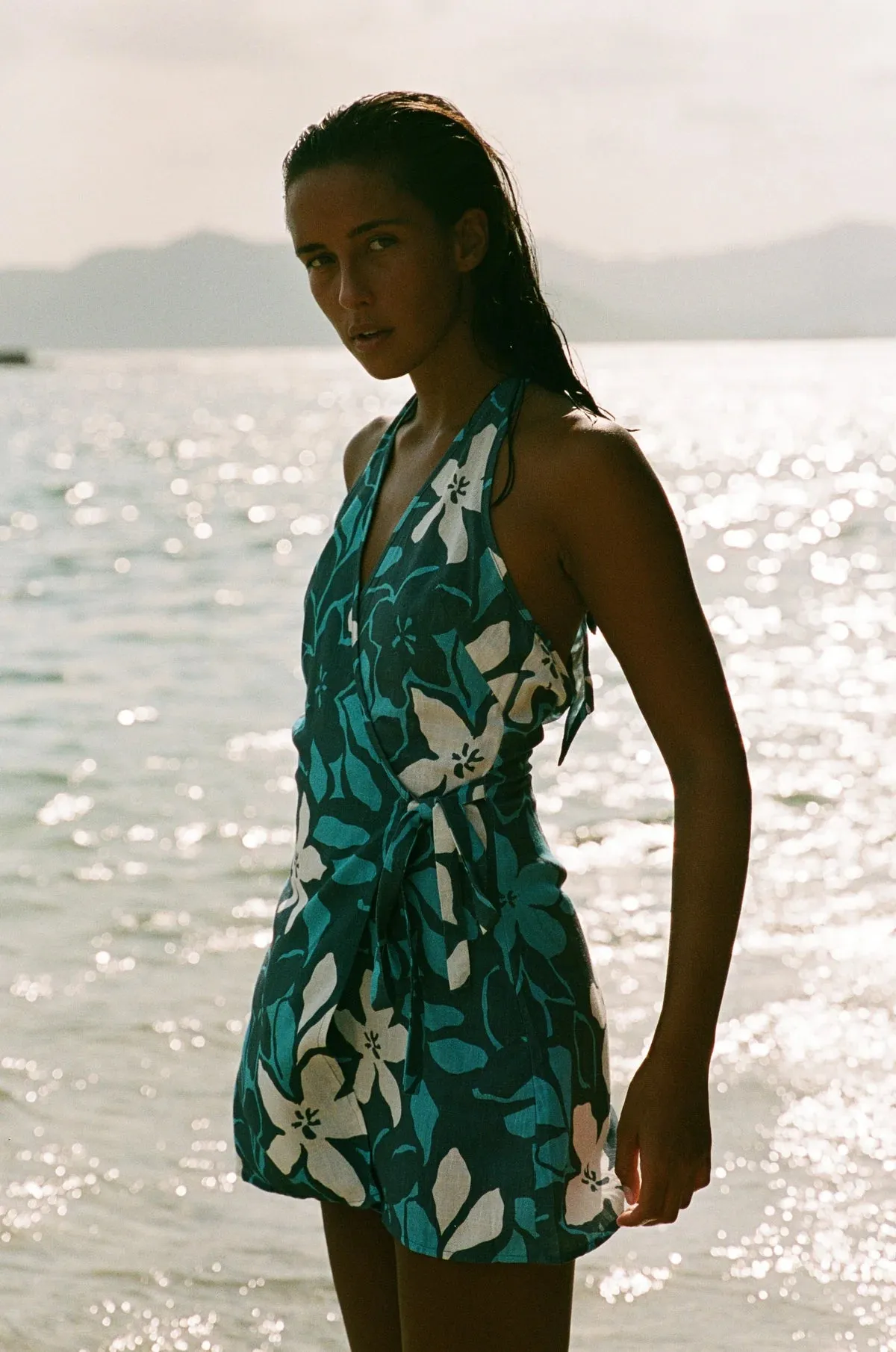Rhythm Women’s Malia Halter Mini Dress