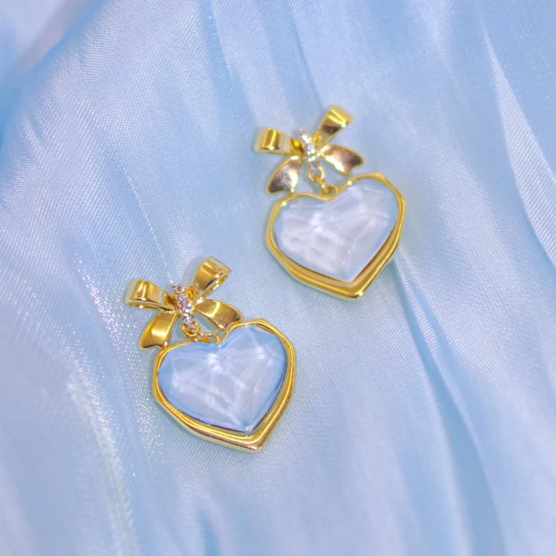 Ribboned Love Earrings