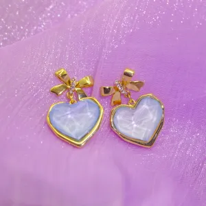 Ribboned Love Earrings