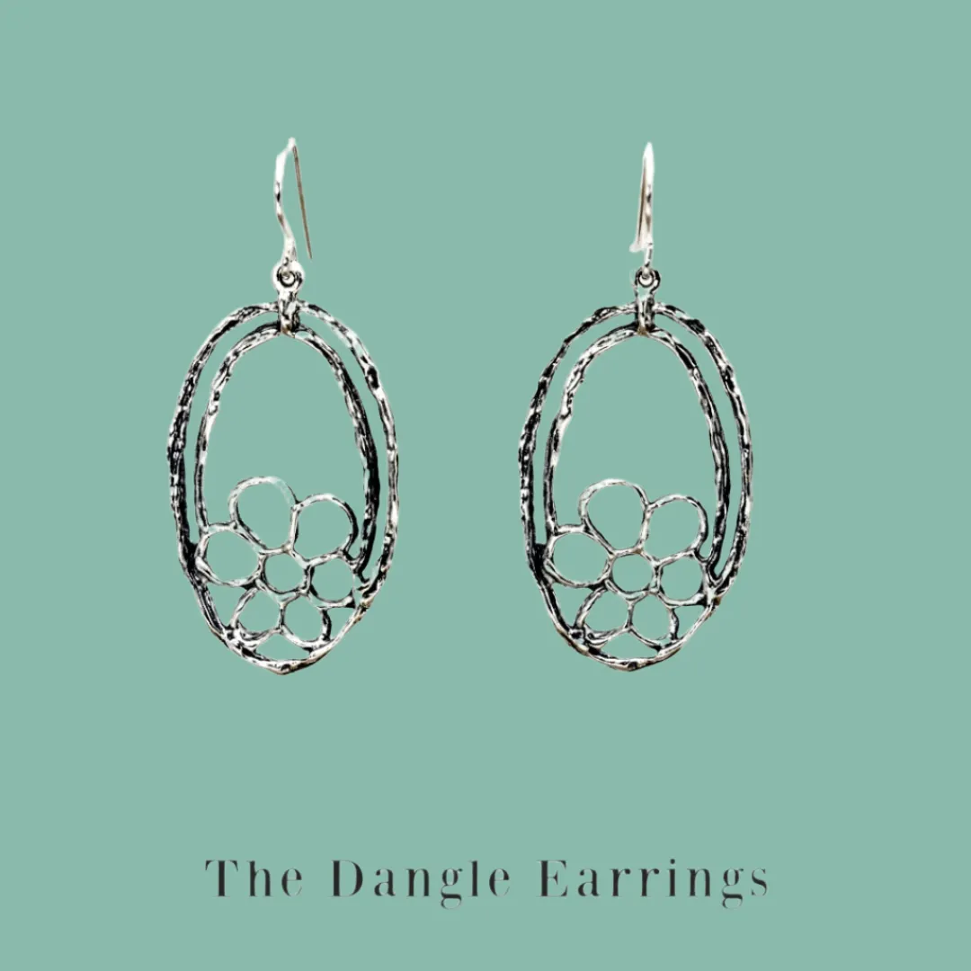 Romantic Sterling silver earrings for women Bluenoemi